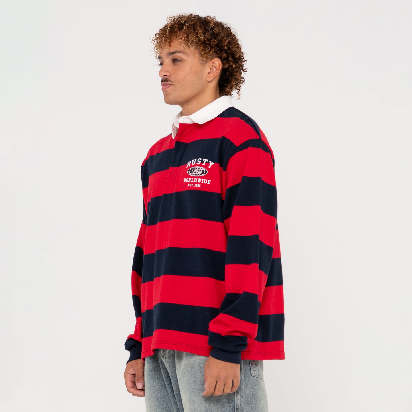 Chomba Ml Rusty Gnasher Rugby Top Deep Red