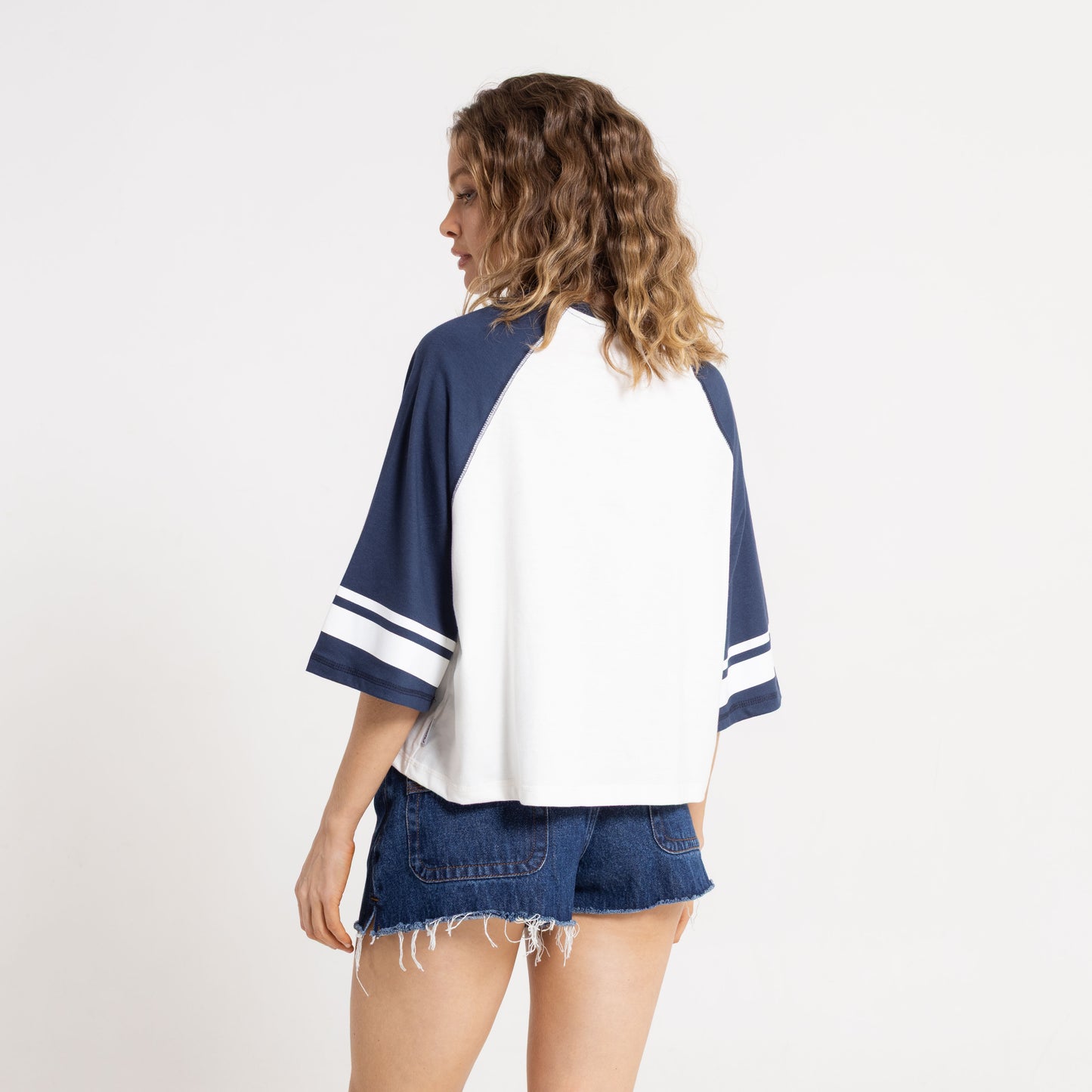 Remera Mc Rusty Girls Surf 85 Boxy Tee Ld Navy