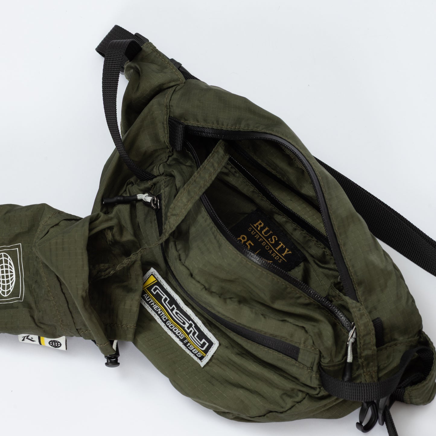 Riñonera Rusty Glitch Waistbag Olive
