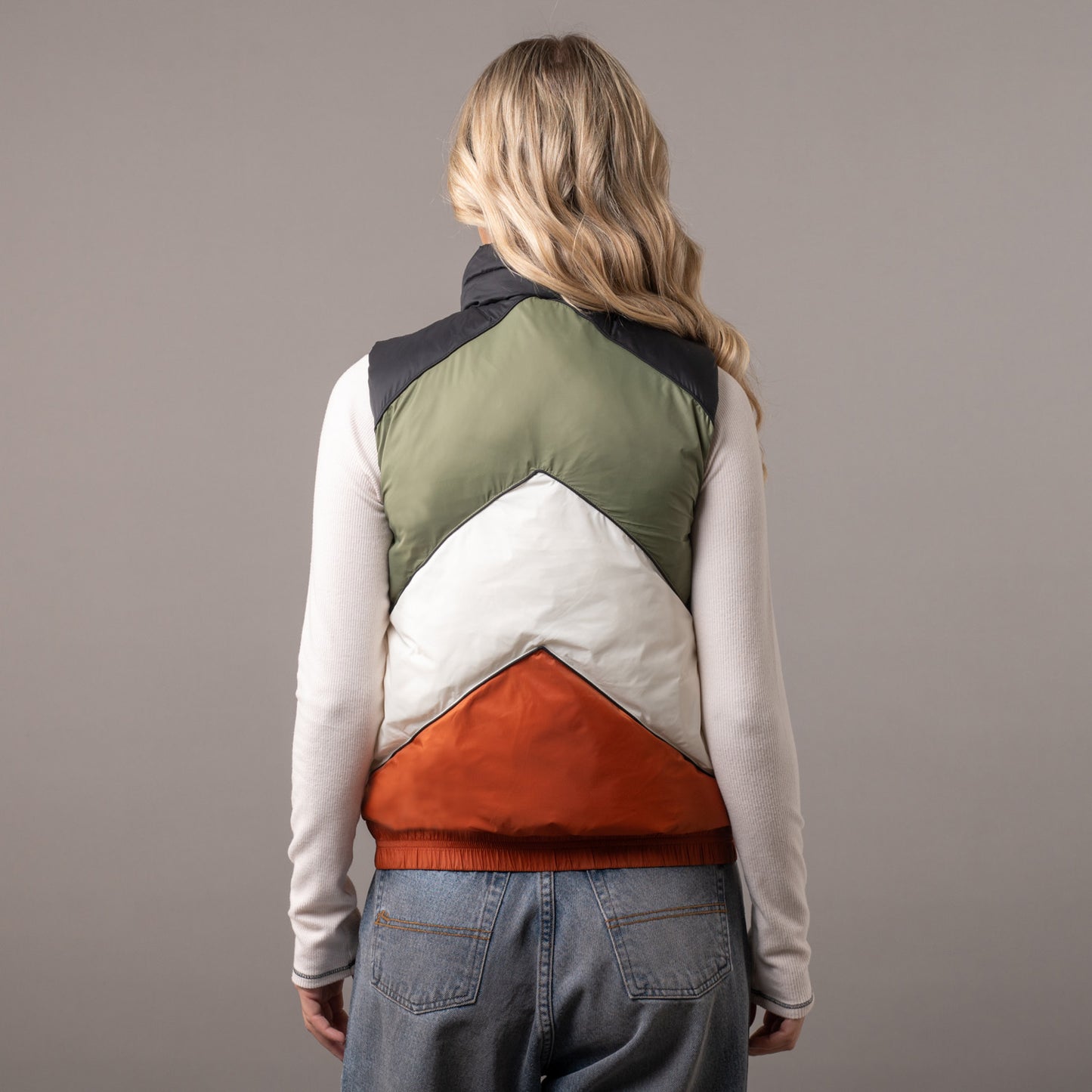 Chaleco Rusty Glow Puffer Vest Ld Black