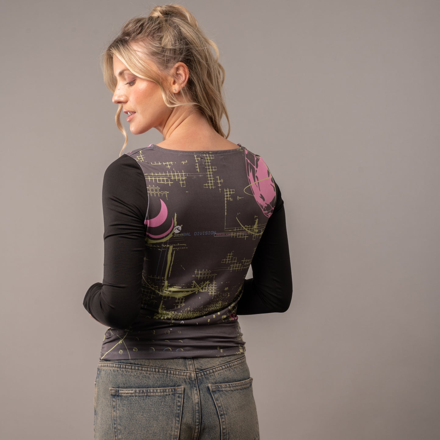 Remera Rusty Golden Eye Black