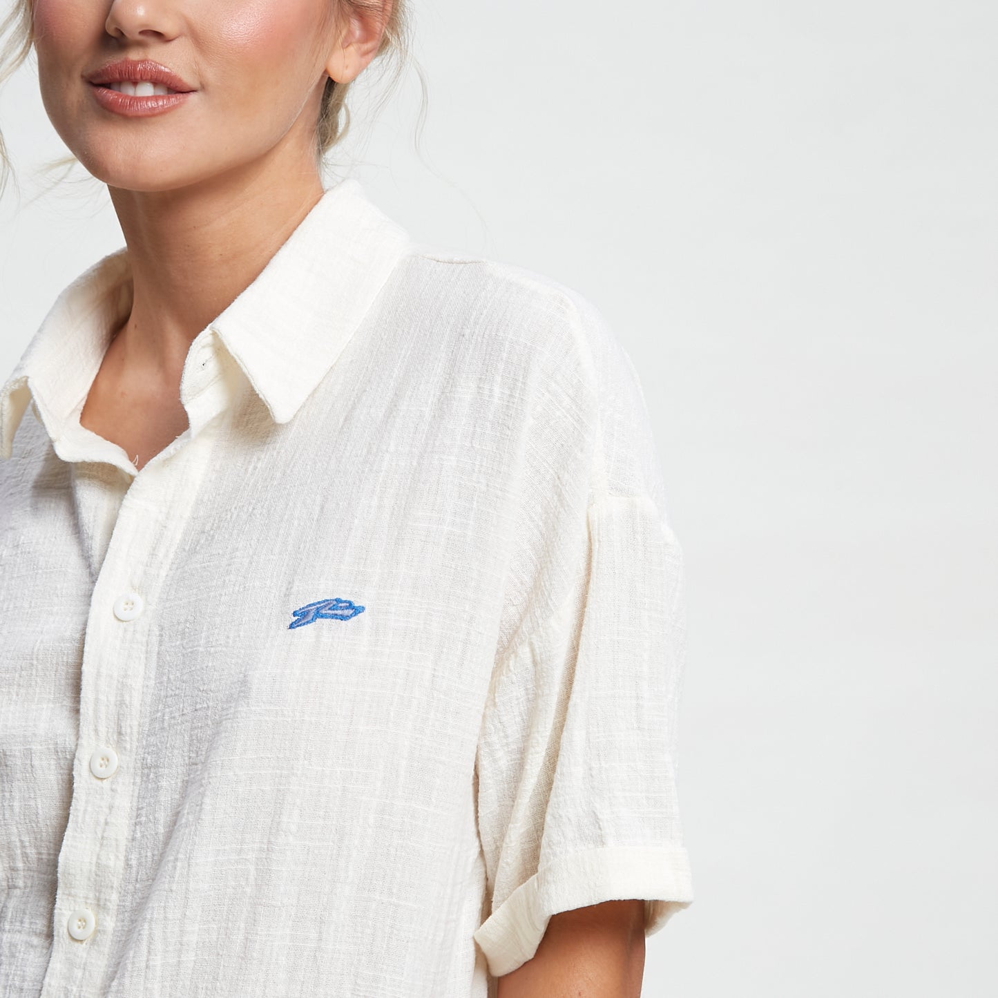 Camisa Mc Rusty Hampton Oversized Shirt Ld Off White