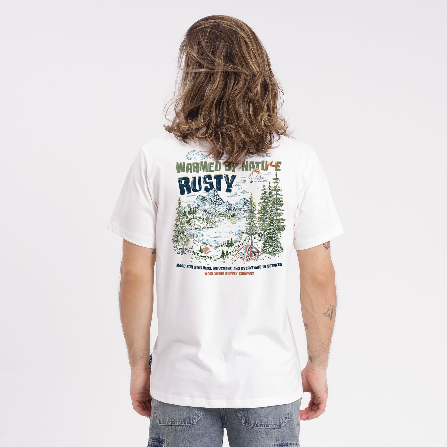 Remera Mc Rusty Hawker Tee Off White