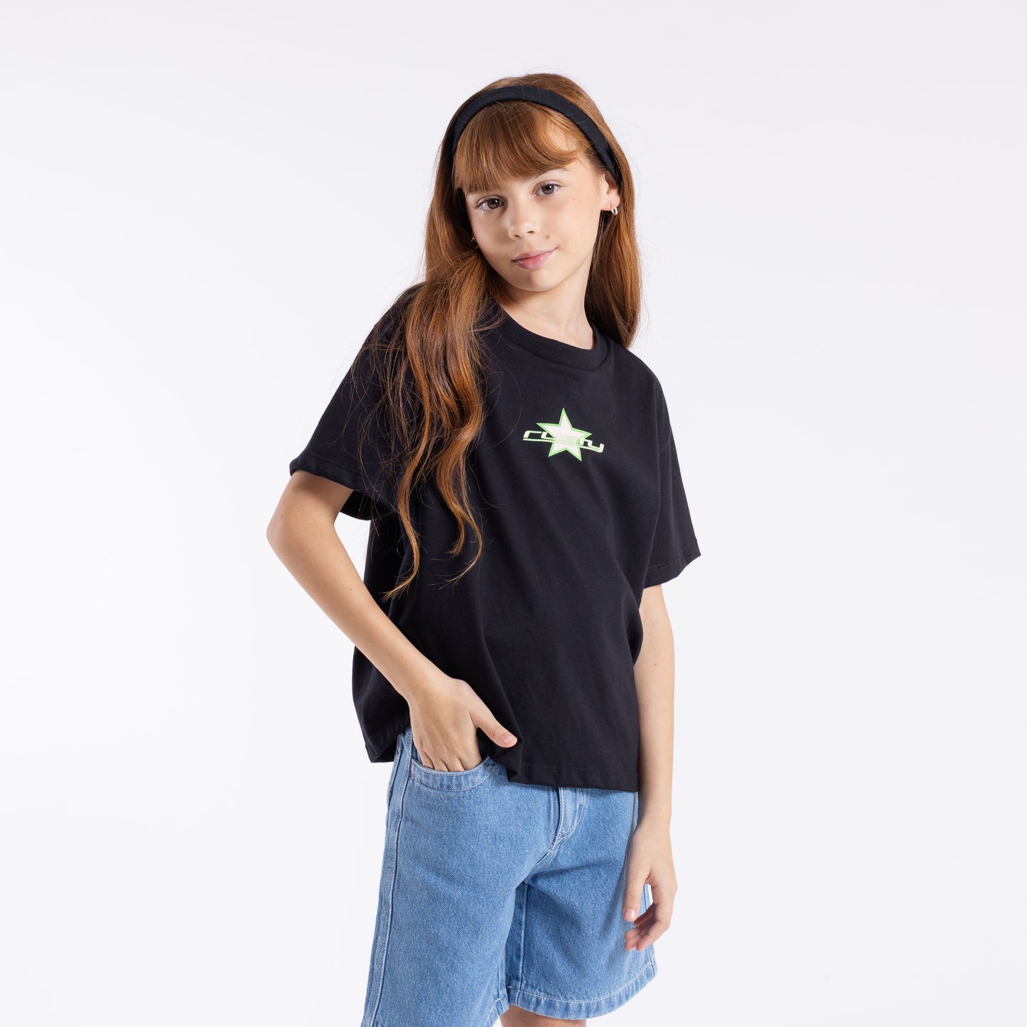 Remera Mc Rusty Heart Relaxed Tee Girls Black
