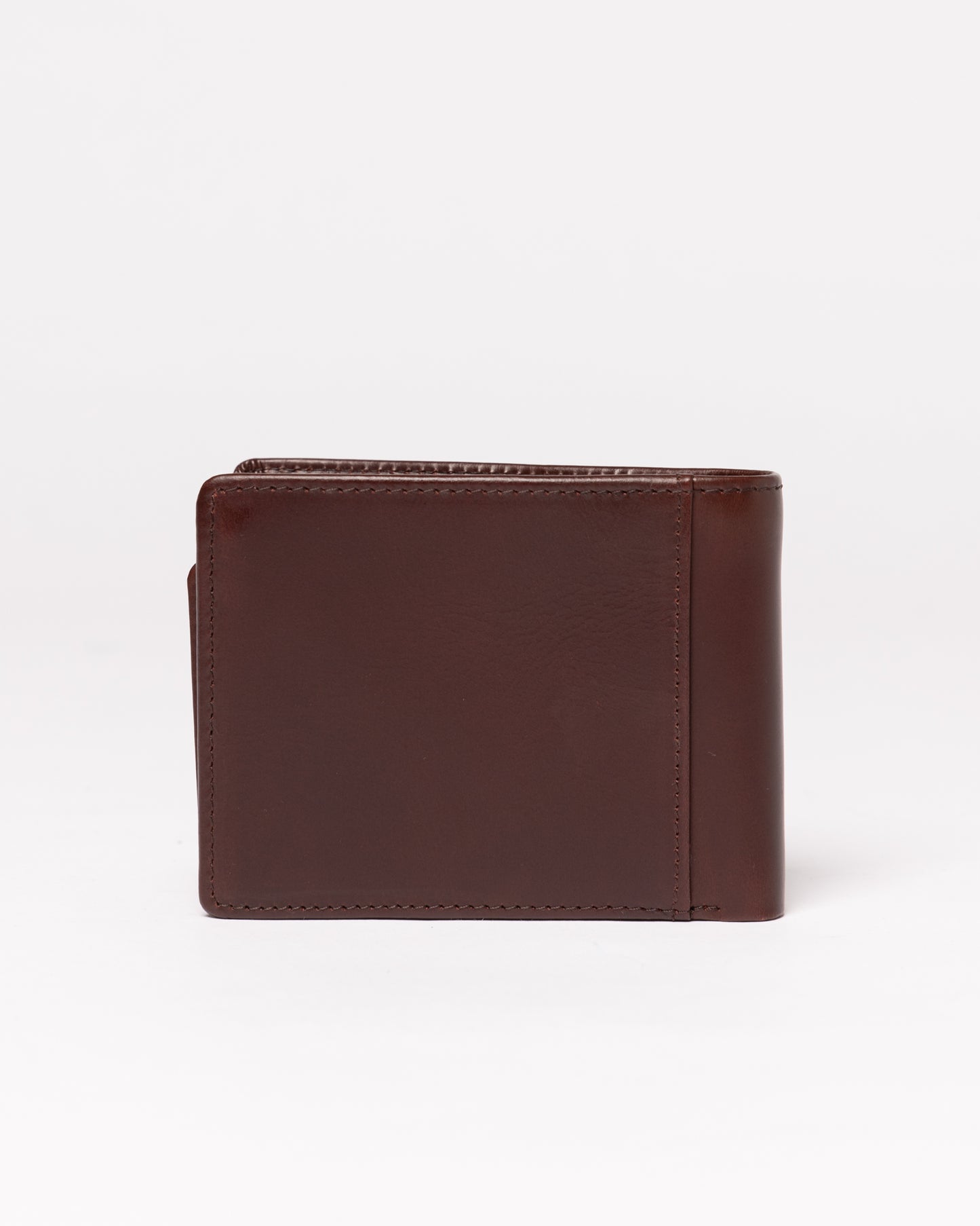 Billetera Rusty High River 2 Leather Wallet Dark Tan