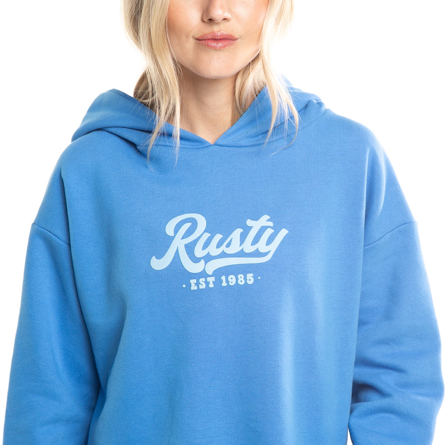canguro_rusty_old_school_cropped_hood_ld_dazzling_blue#UF#DAZZLING BLUE