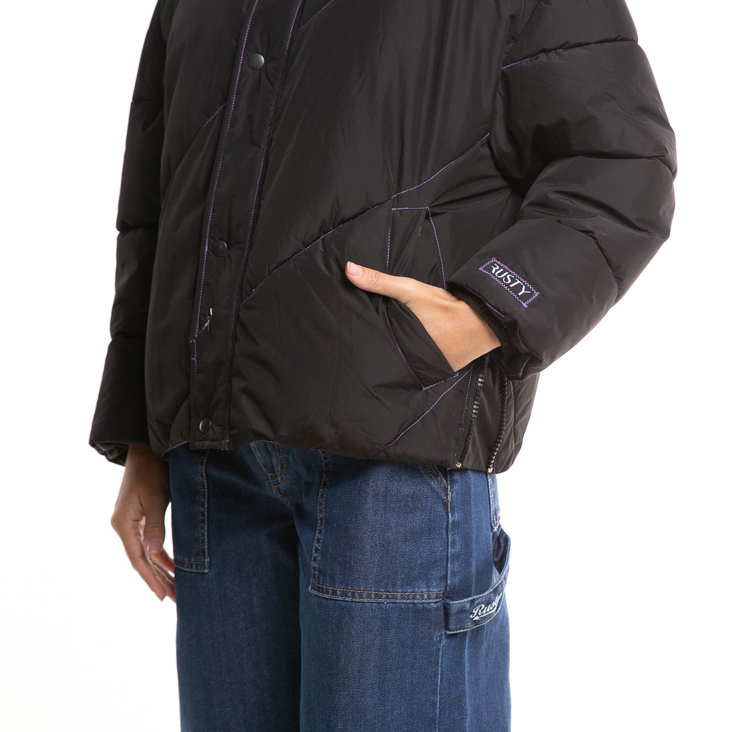 campera_abrigo_rusty_daisy_puffer_coat_ld_black#BK#BLACK