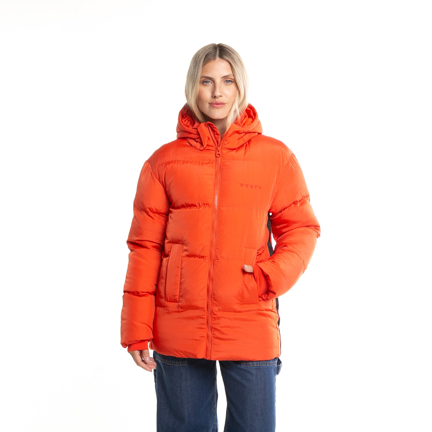 Campera Abrigo Rusty Out Of Time Puffer Coat Ld