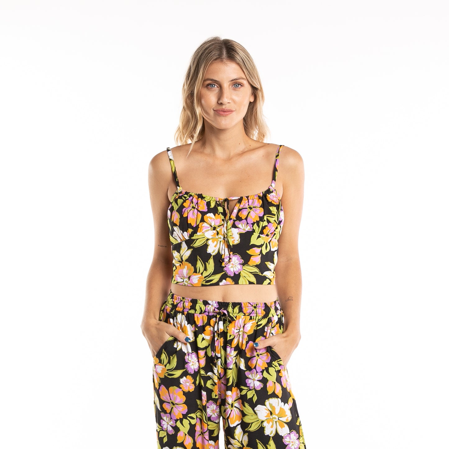 Fashion Top Rusty Magnolia Top Ld Black