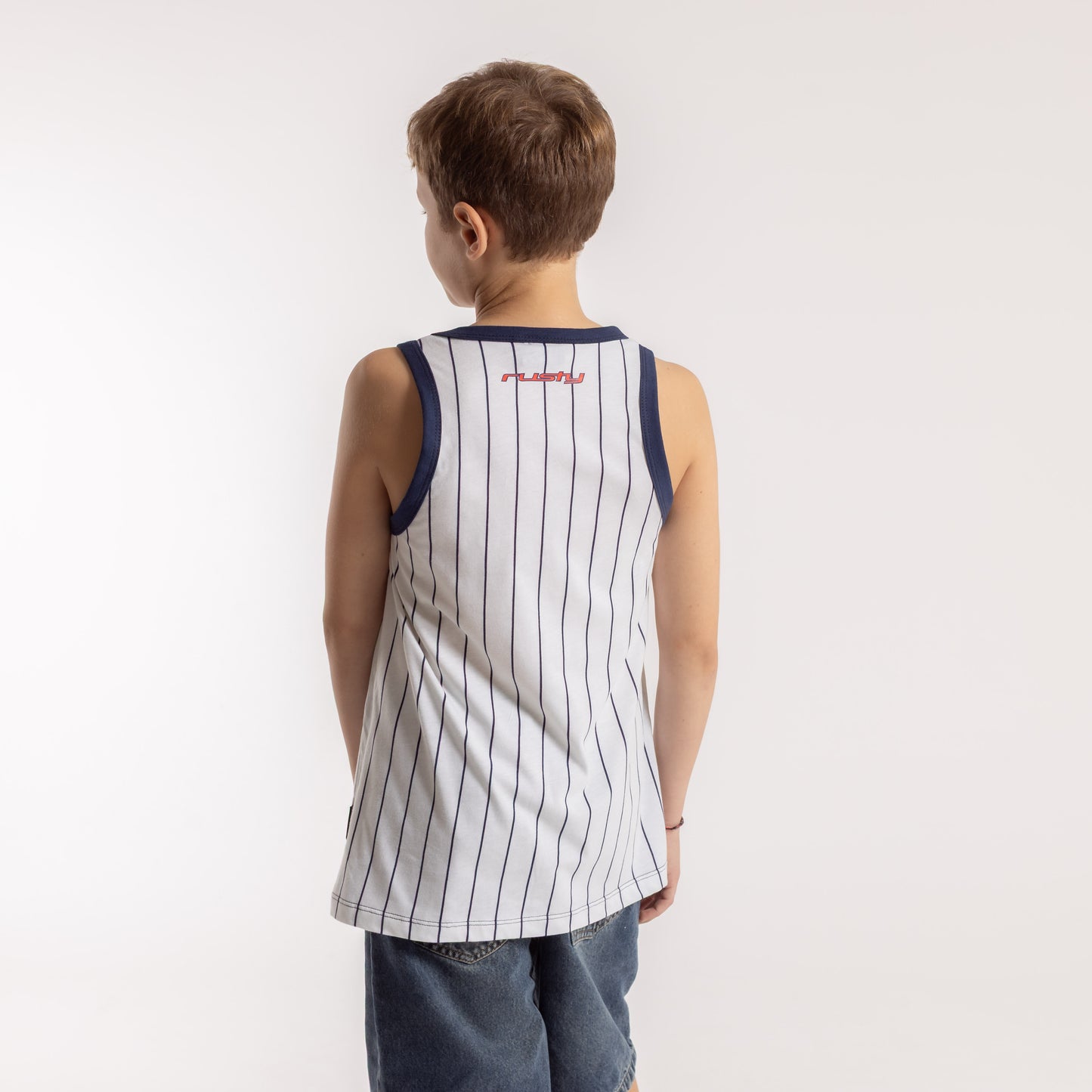 Musculosa Rusty Islands Tank Jr Ecru