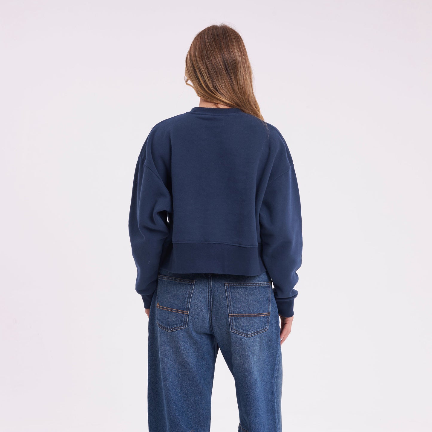 Buzo Rusty Le Mans Relaxed Crew Ld Navy