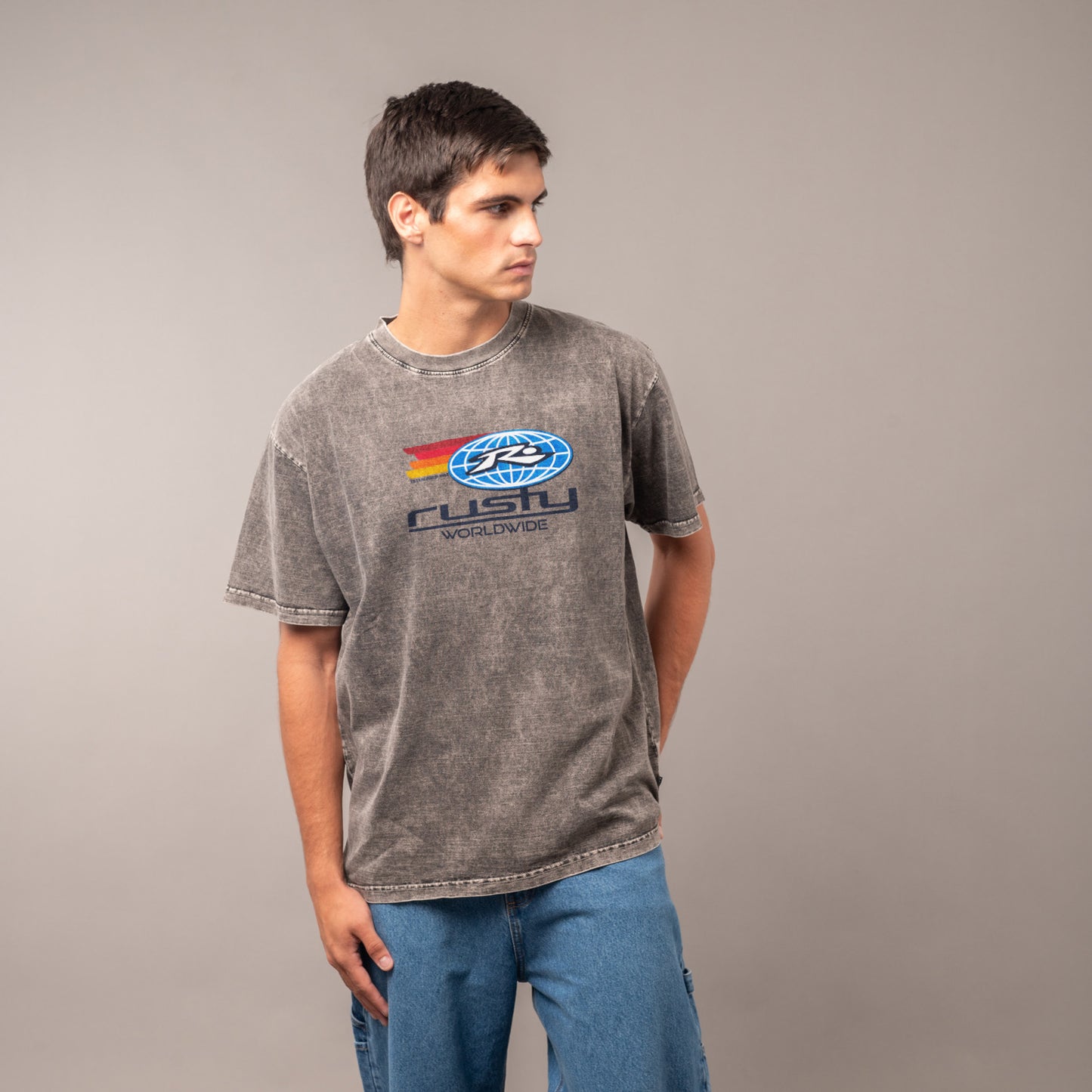 Remera Rusty Lenuff Process Grey