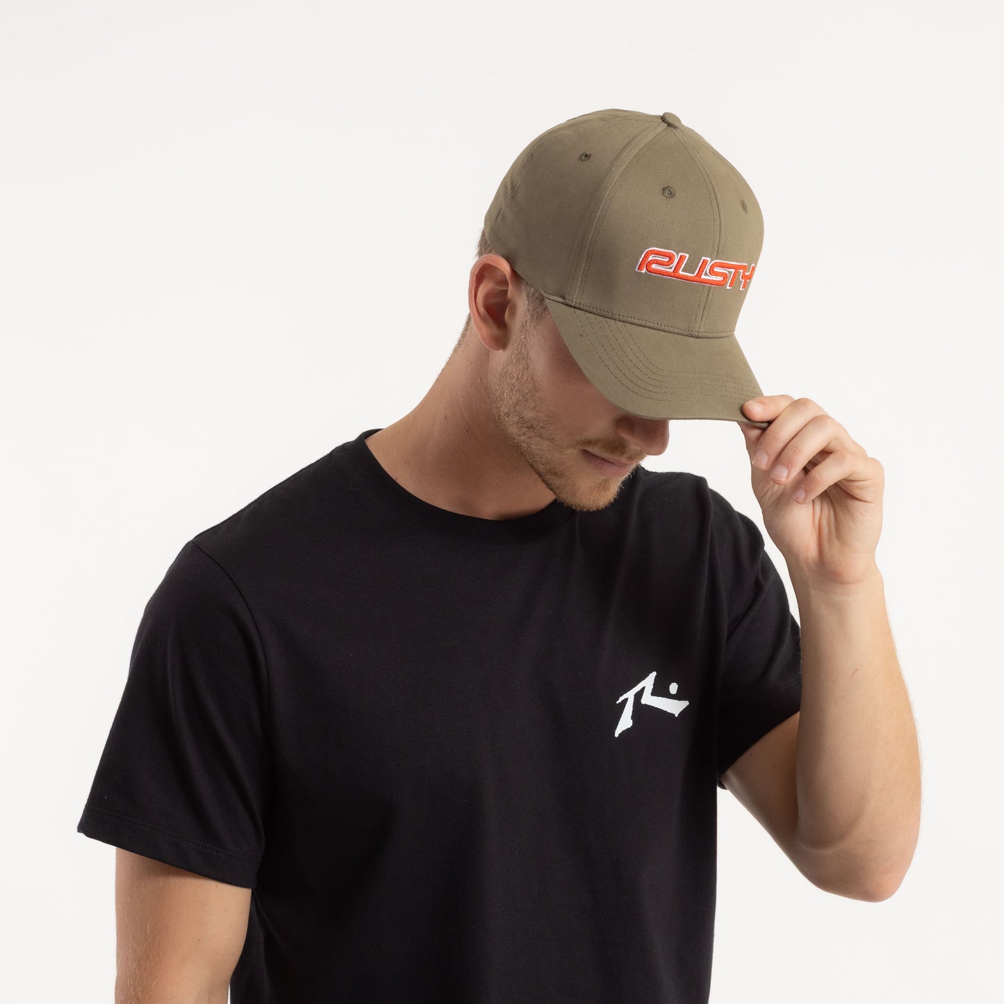 Gorra Rusty Logotech Flexfit Cap Savanna