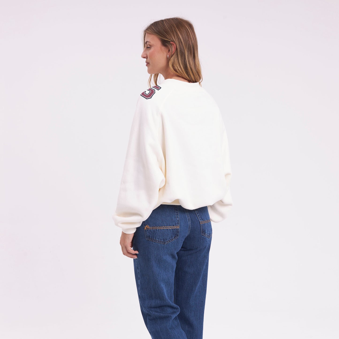 Buzo Rusty Lovefool V Neck Crop Crew Ld Egret