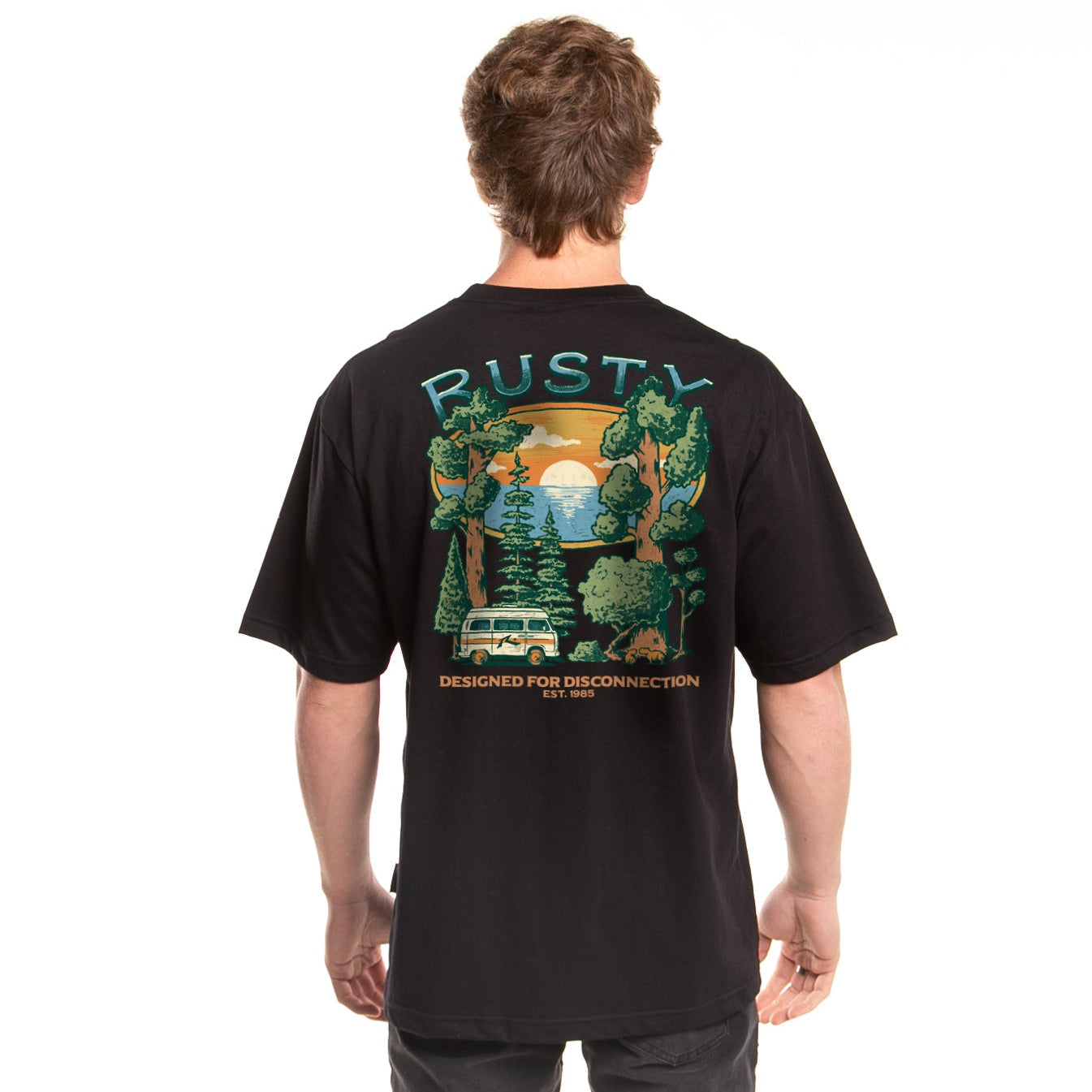 Remera Mc Rusty Lungud Tee Black