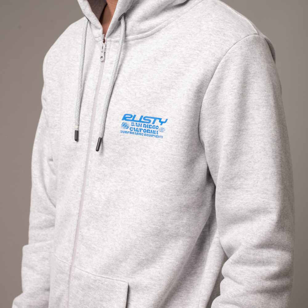 Campera Canguro Rusty Max Headroom Superbig White Marle