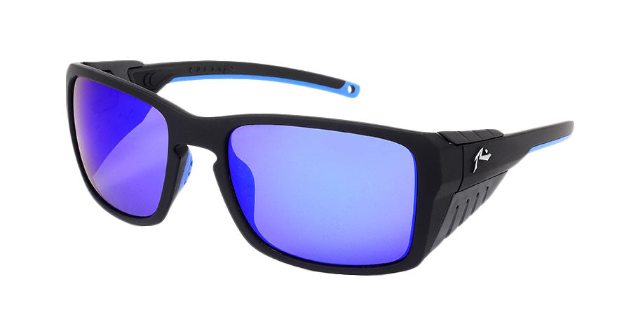 LENTES MERIDIAN MBLK-BLUE/REVO BLUE RUSTY