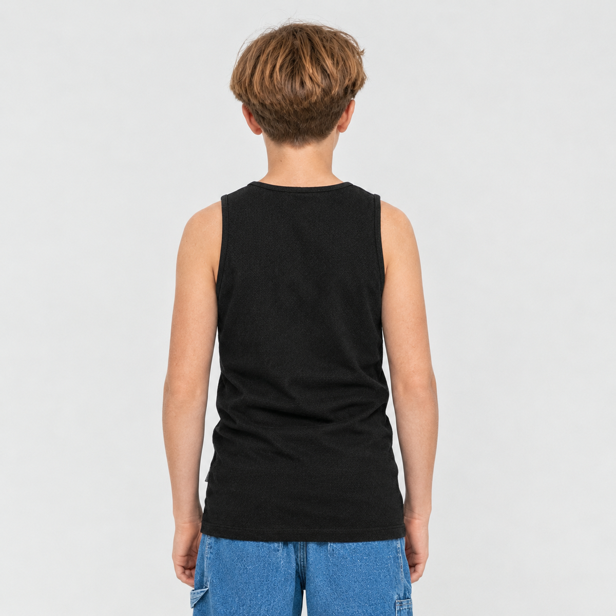 Musculosa Rusty Mirror Tank Jr Black