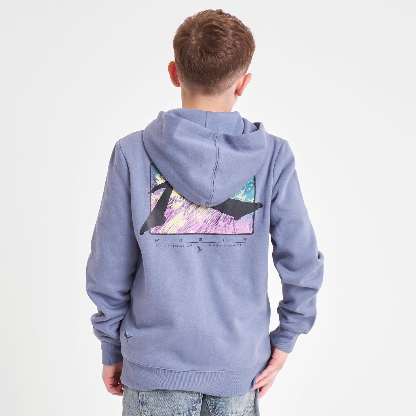 Campera Canguro Rusty Morawa Zh Jr* Dust Blue