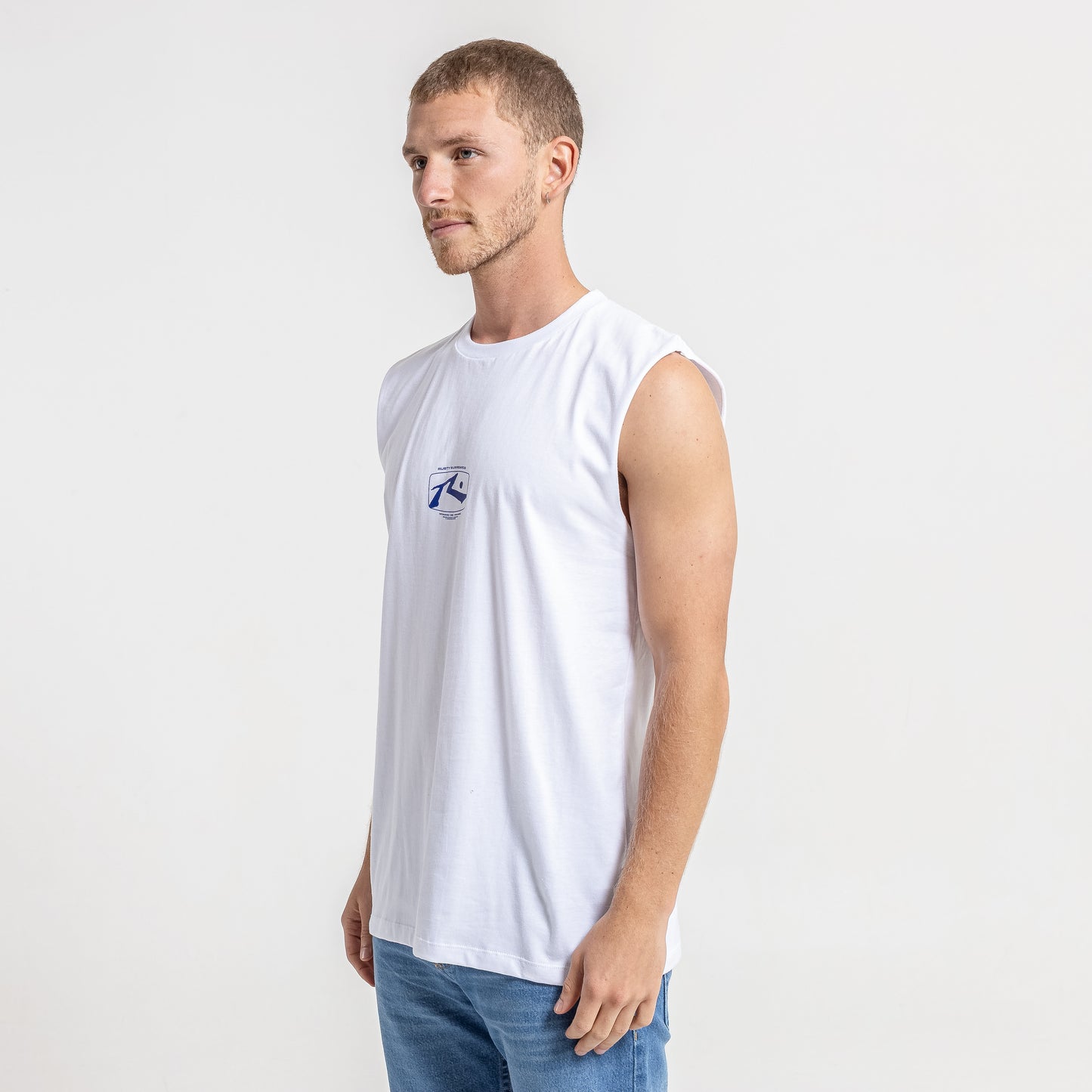 Musculosa Rusty Acid House Muscle White