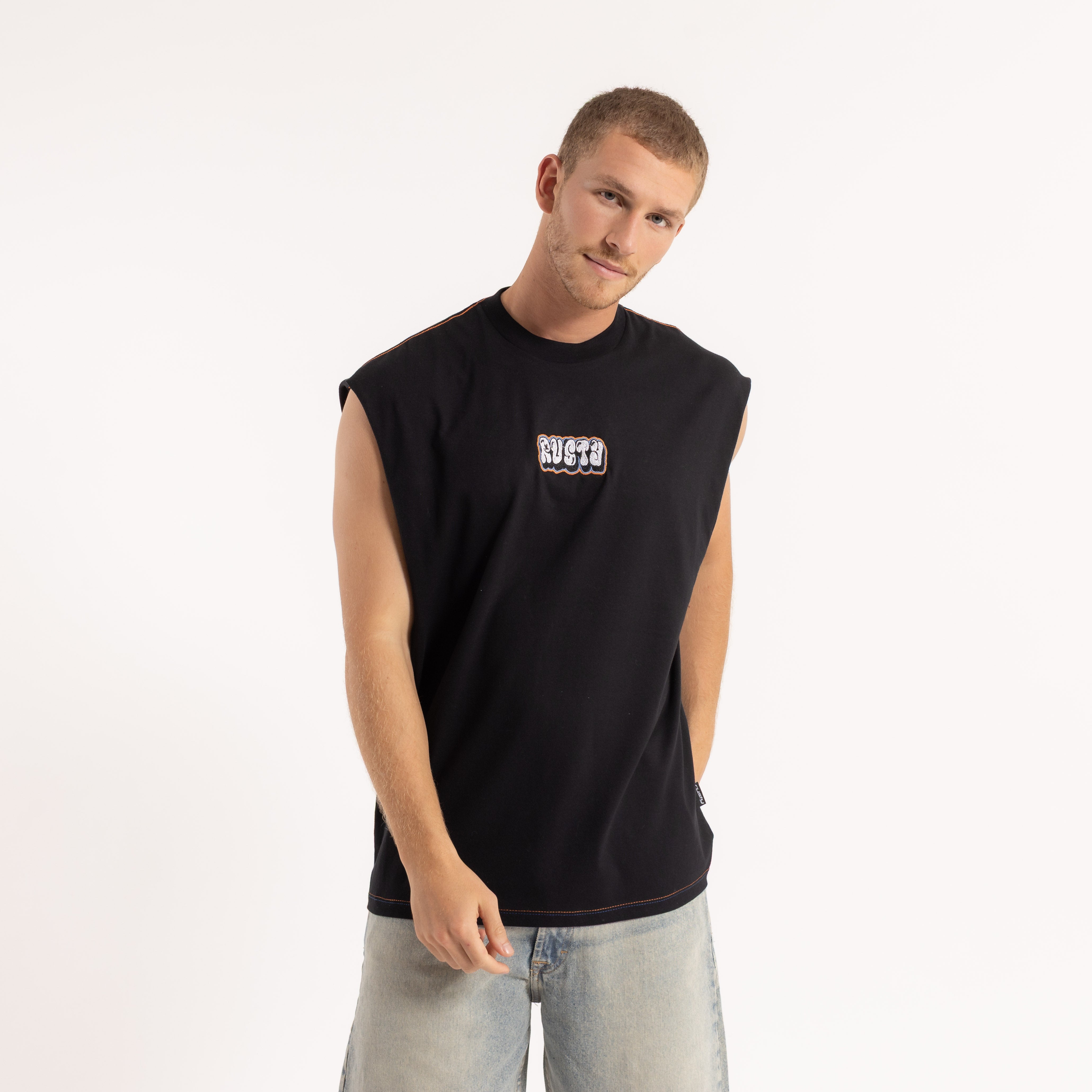 Musculosa Rusty Logbroy Muscle Black