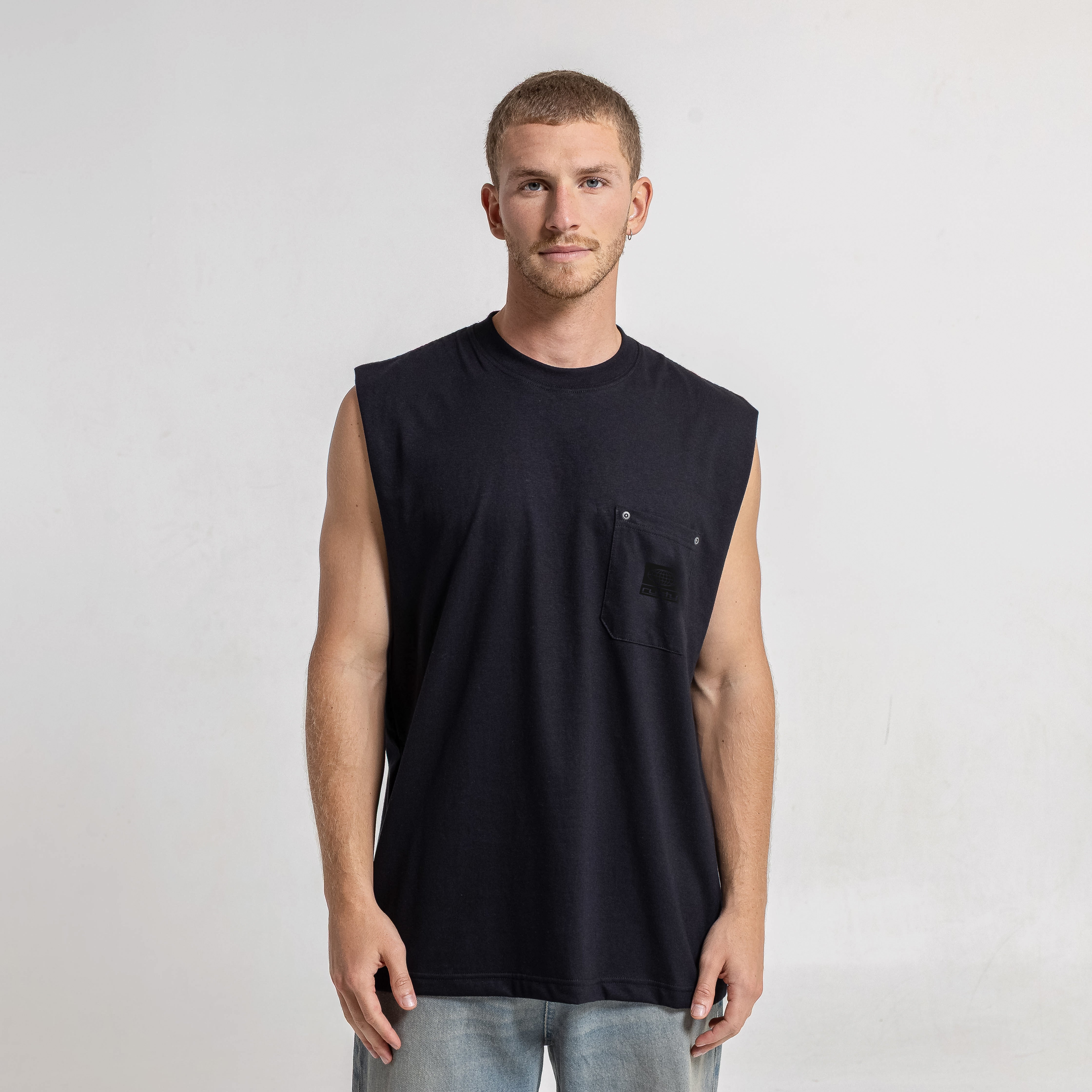 Musculosa Rusty Steezei Serie 3 Muscle Black