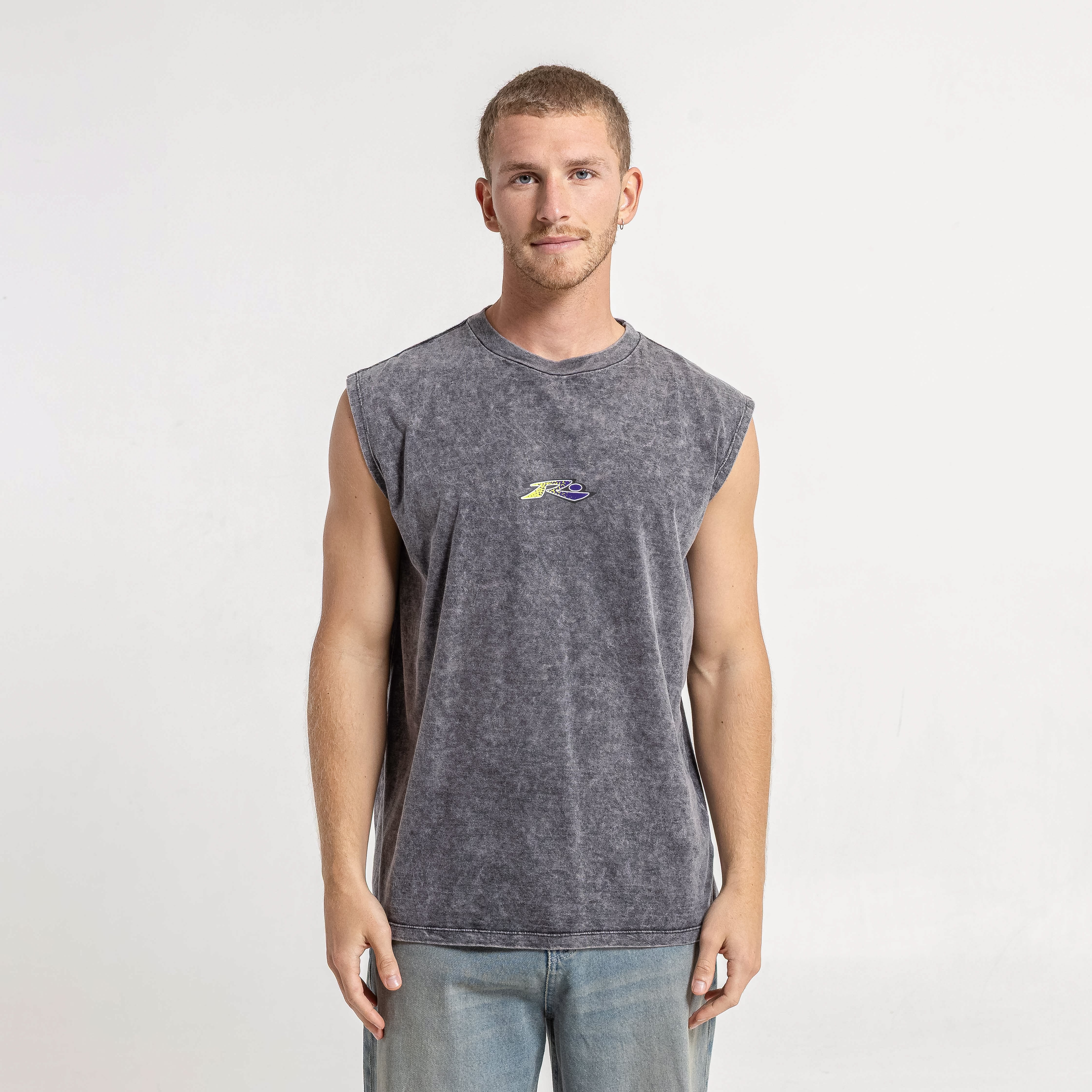 Musculosa Rusty Surf Frames Muscle Process Black