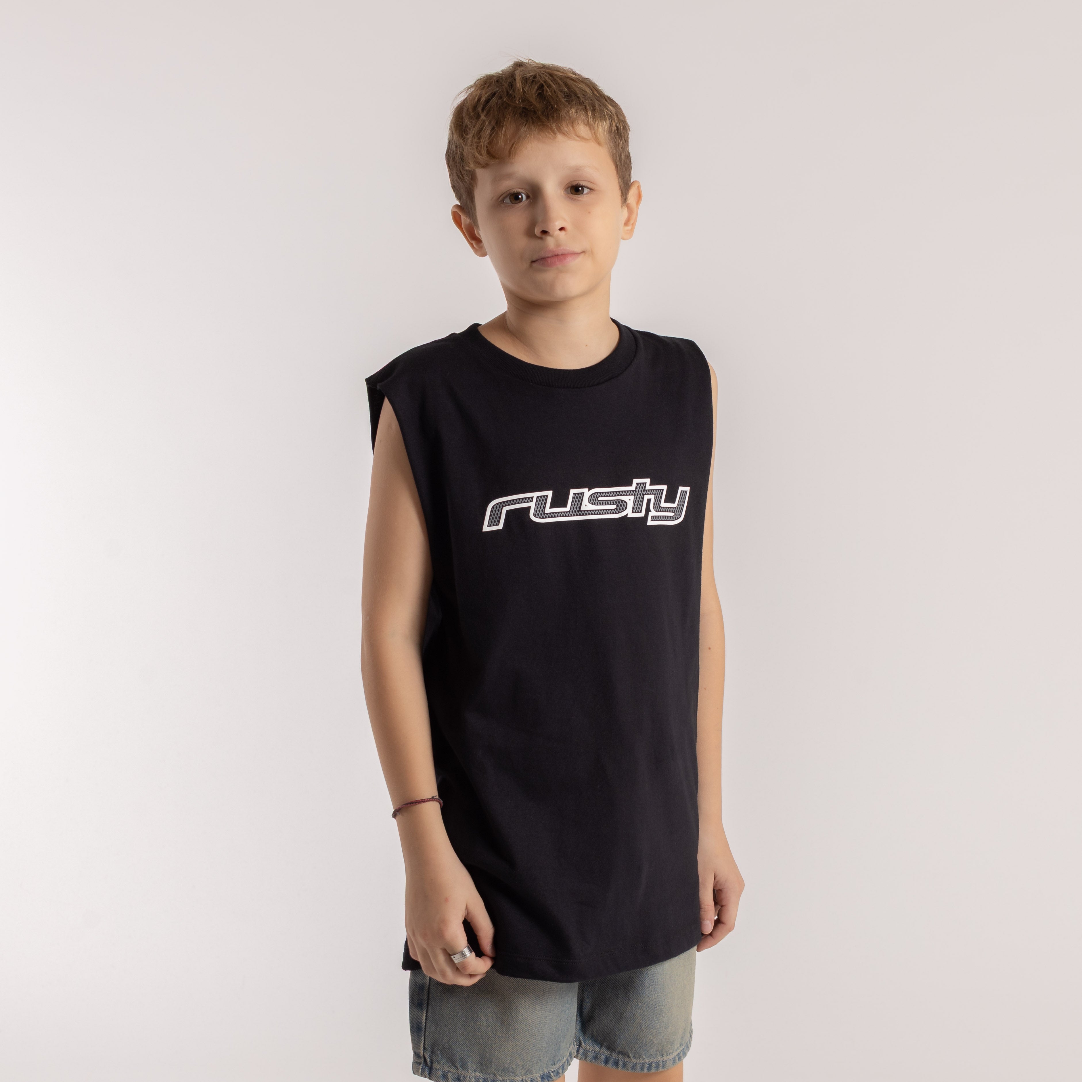 Musculosa Rusty Vital New Muscle Jr Black