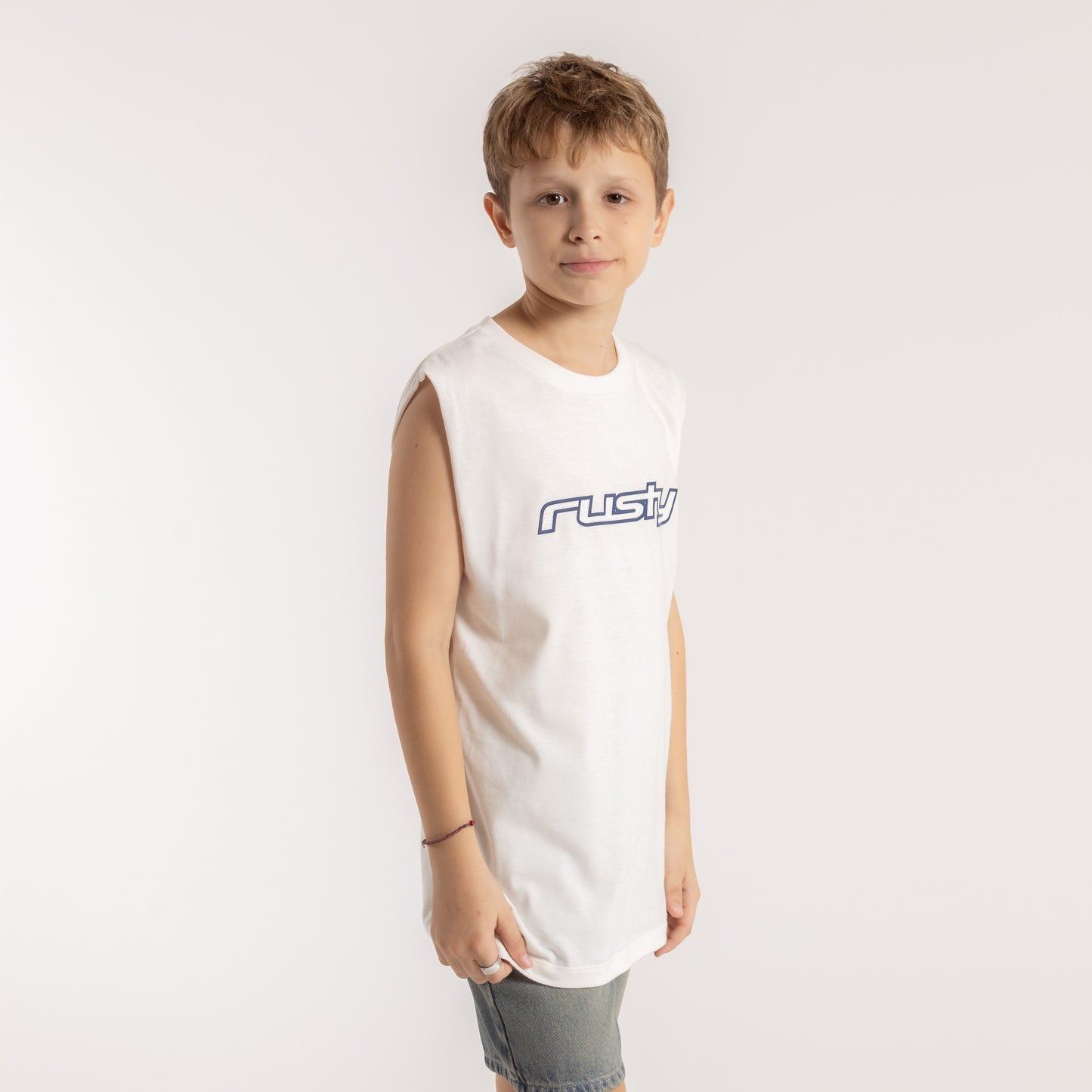 Musculosa Rusty Vital New Muscle Jr Ecru
