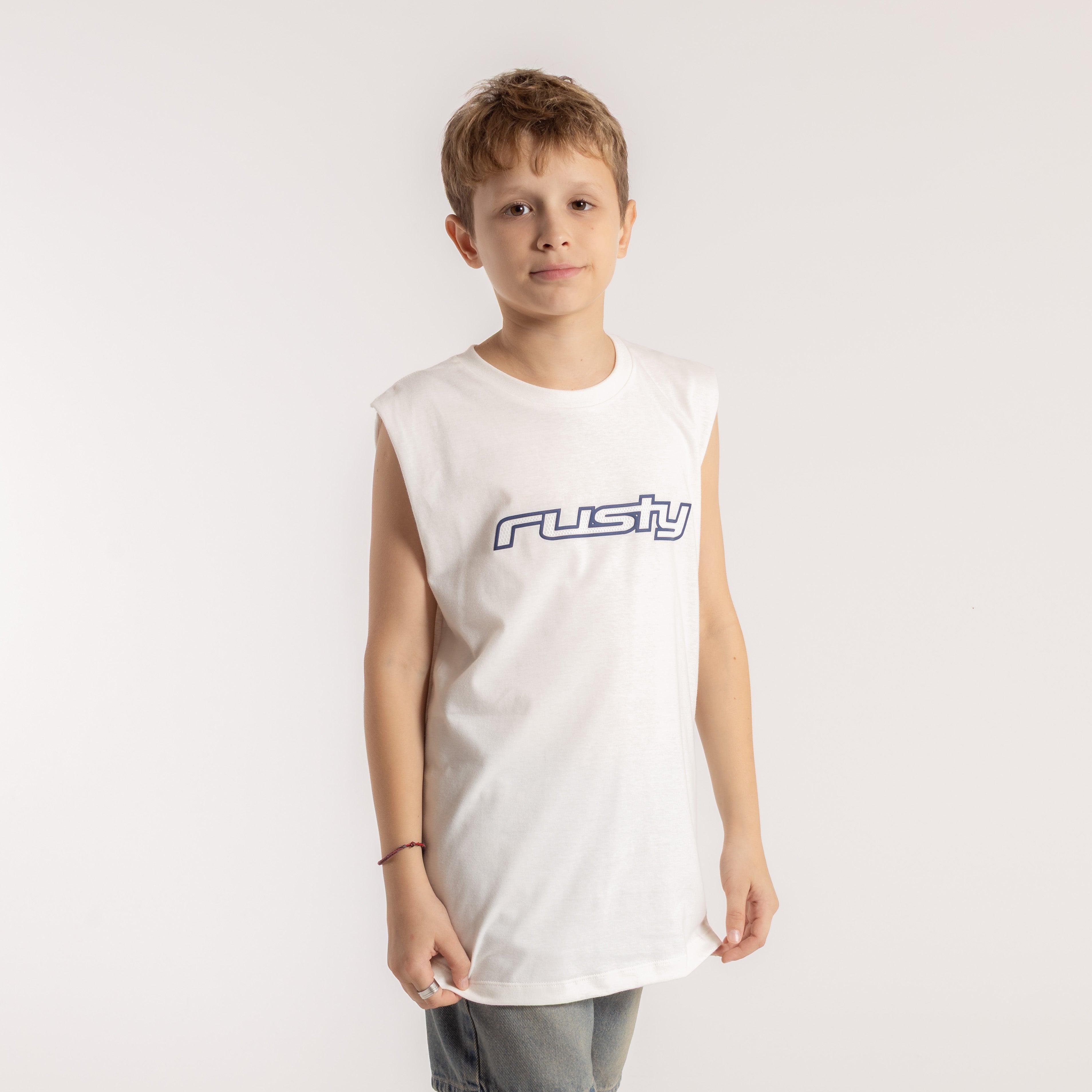 Musculosa Rusty Vital New Muscle Jr Ecru