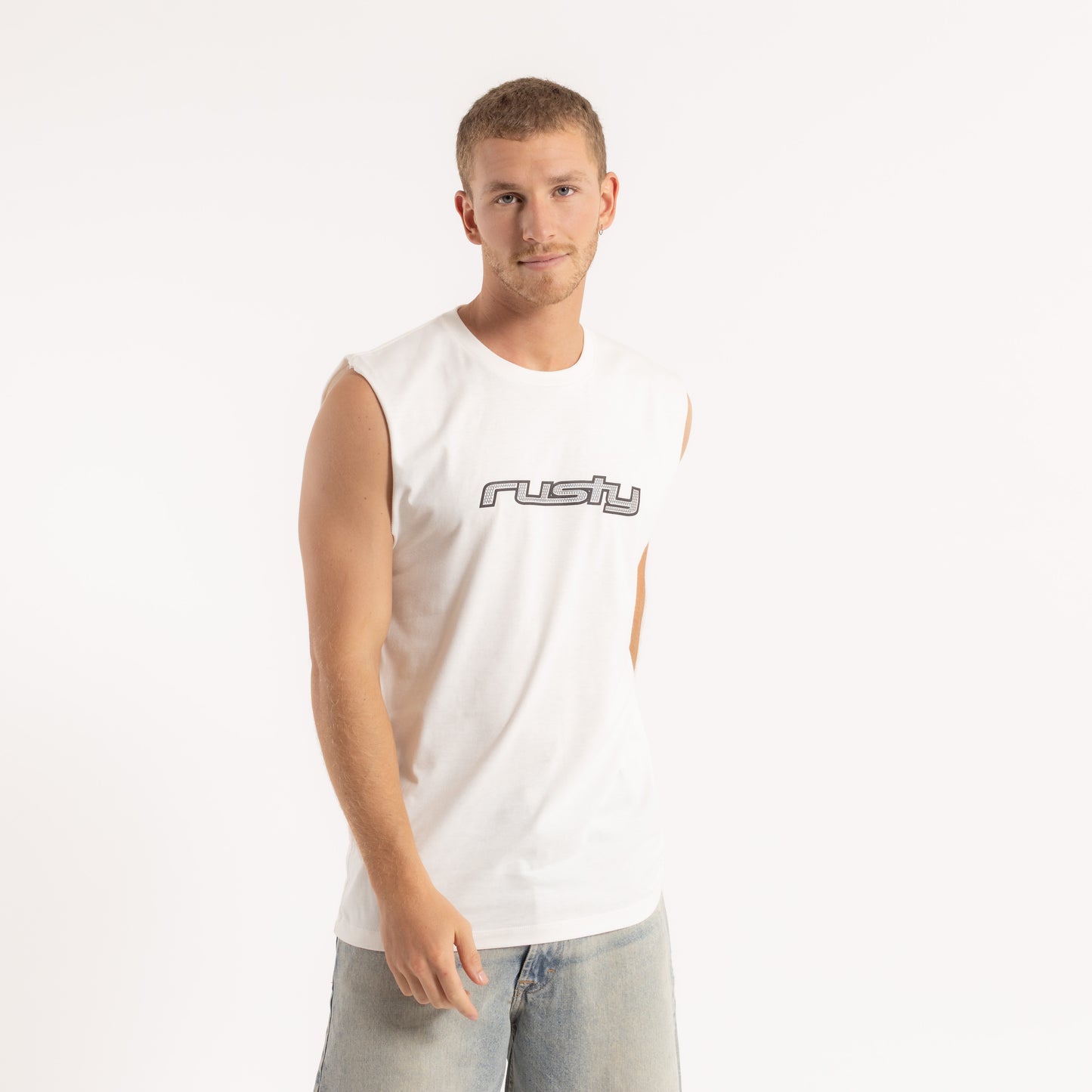 Musculosa Rusty Vital New Muscle Ecru