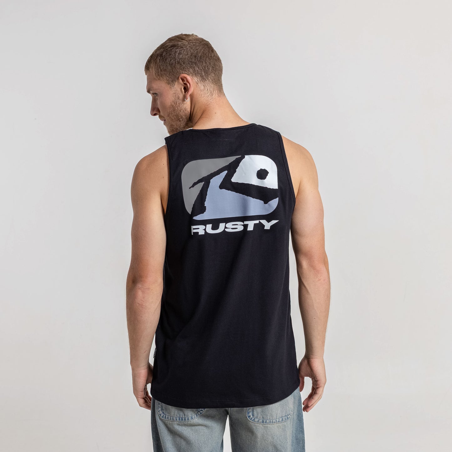 Musculosa Rusty Phenom 3 Tank Black