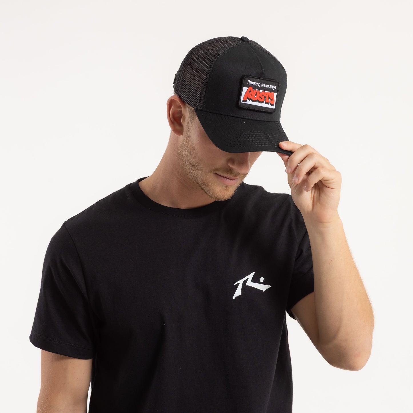 Gorra Rusty My Name Is Trucker Cap Black