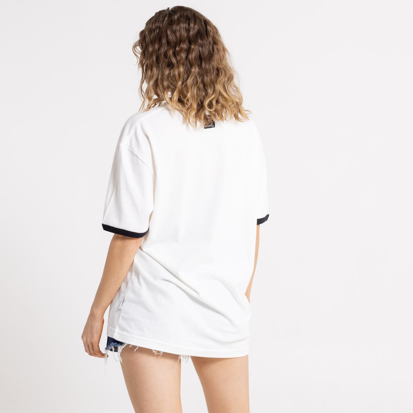 Remera Mc Rusty Og Rusty Ringer Oversize Tee Ld Snow White