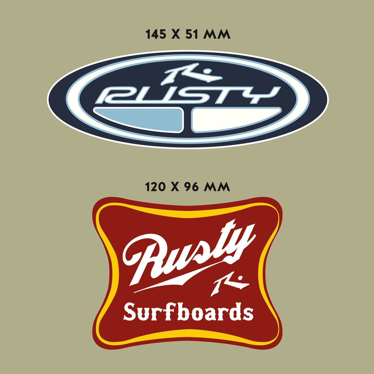 Calcos Rusty Stickers Pack X5 Surtido 13