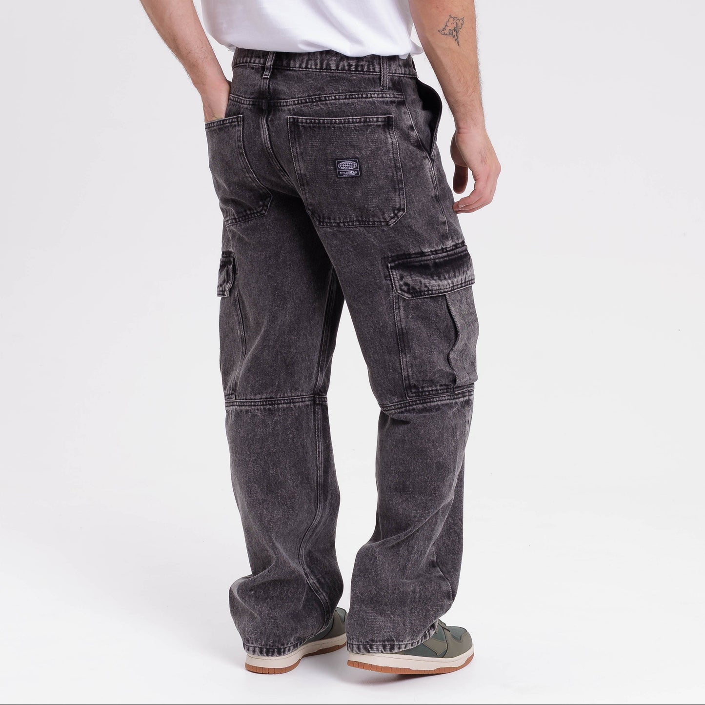 Jean Rusty Parklife 2 Cargo Jean Big Acid Black