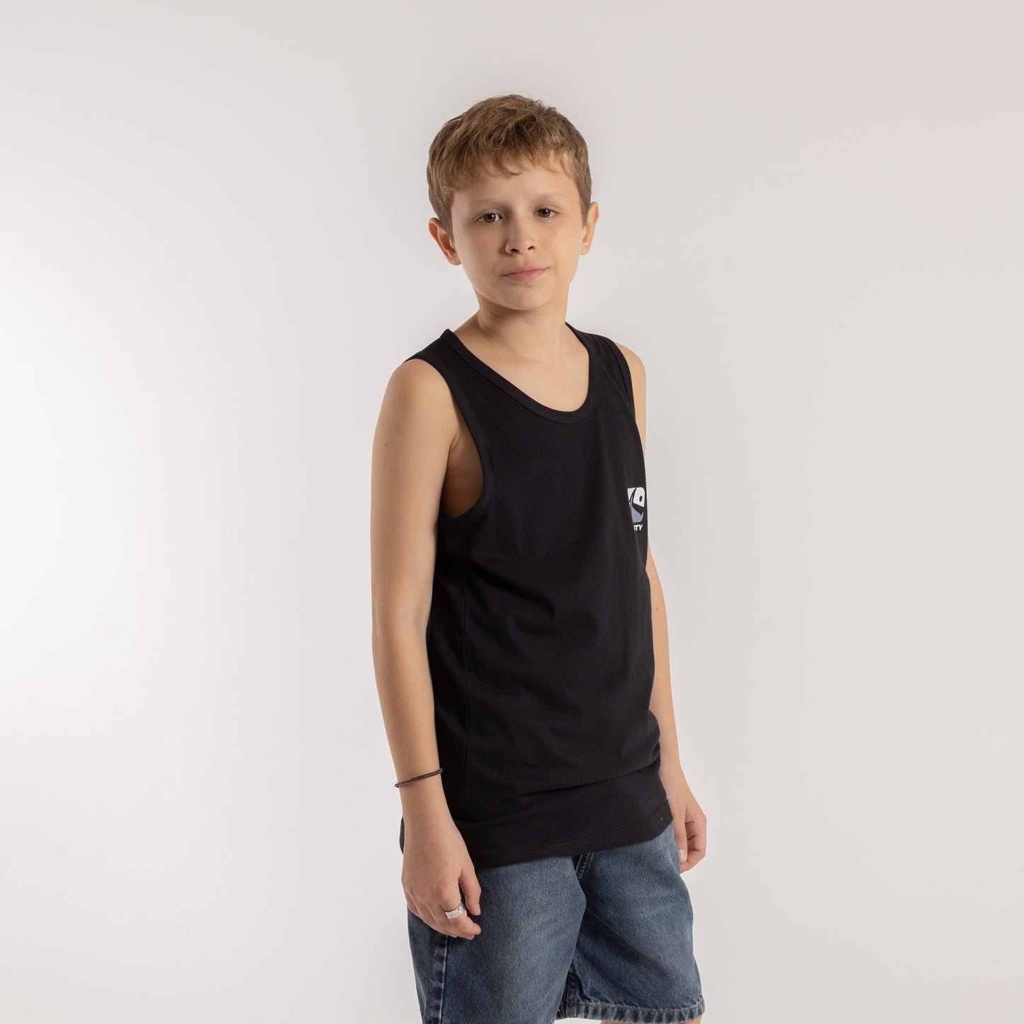 Musculosa Rusty Phenom 3 Tank Jr Black