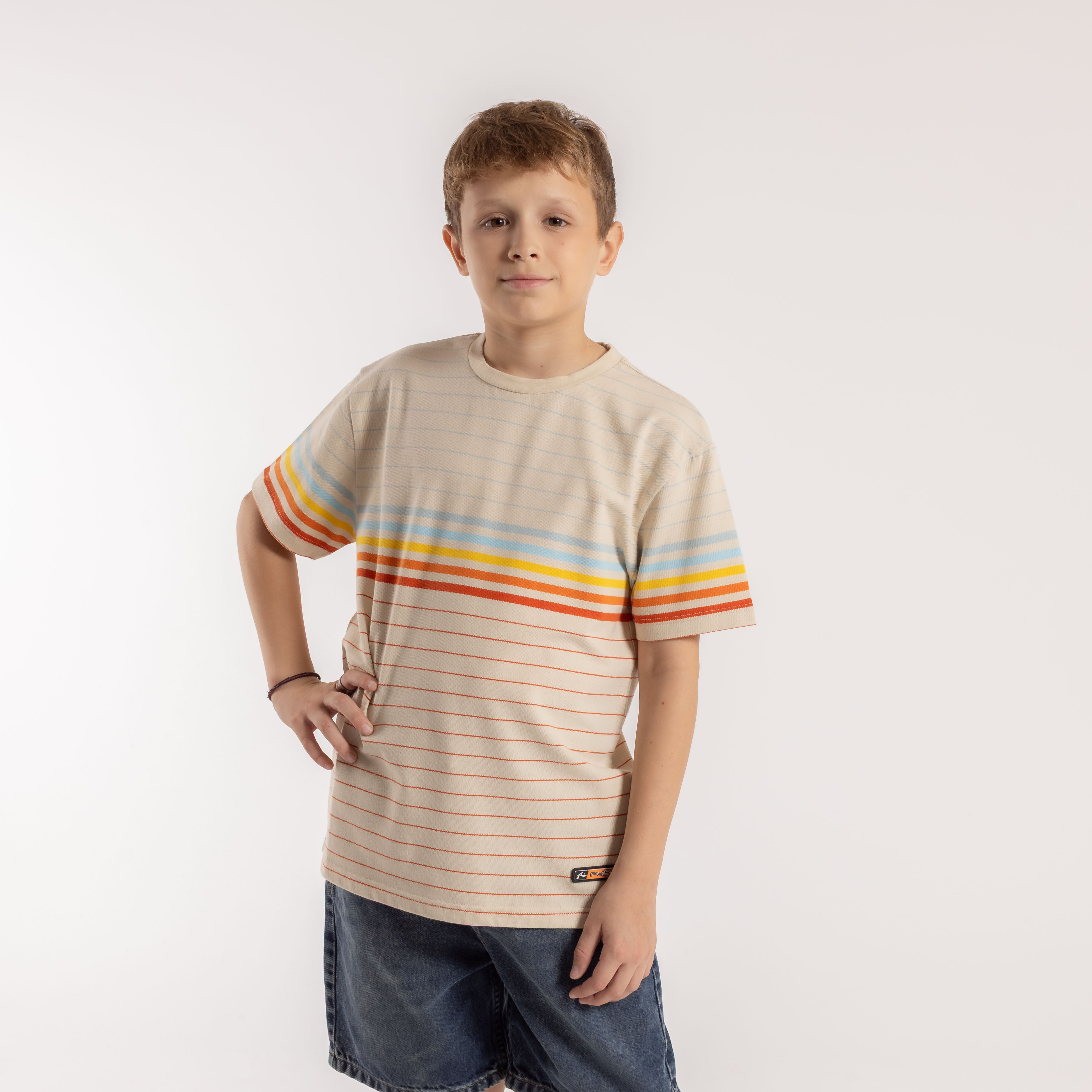 Remera Mc Rusty Cutback Tee Jr Off White