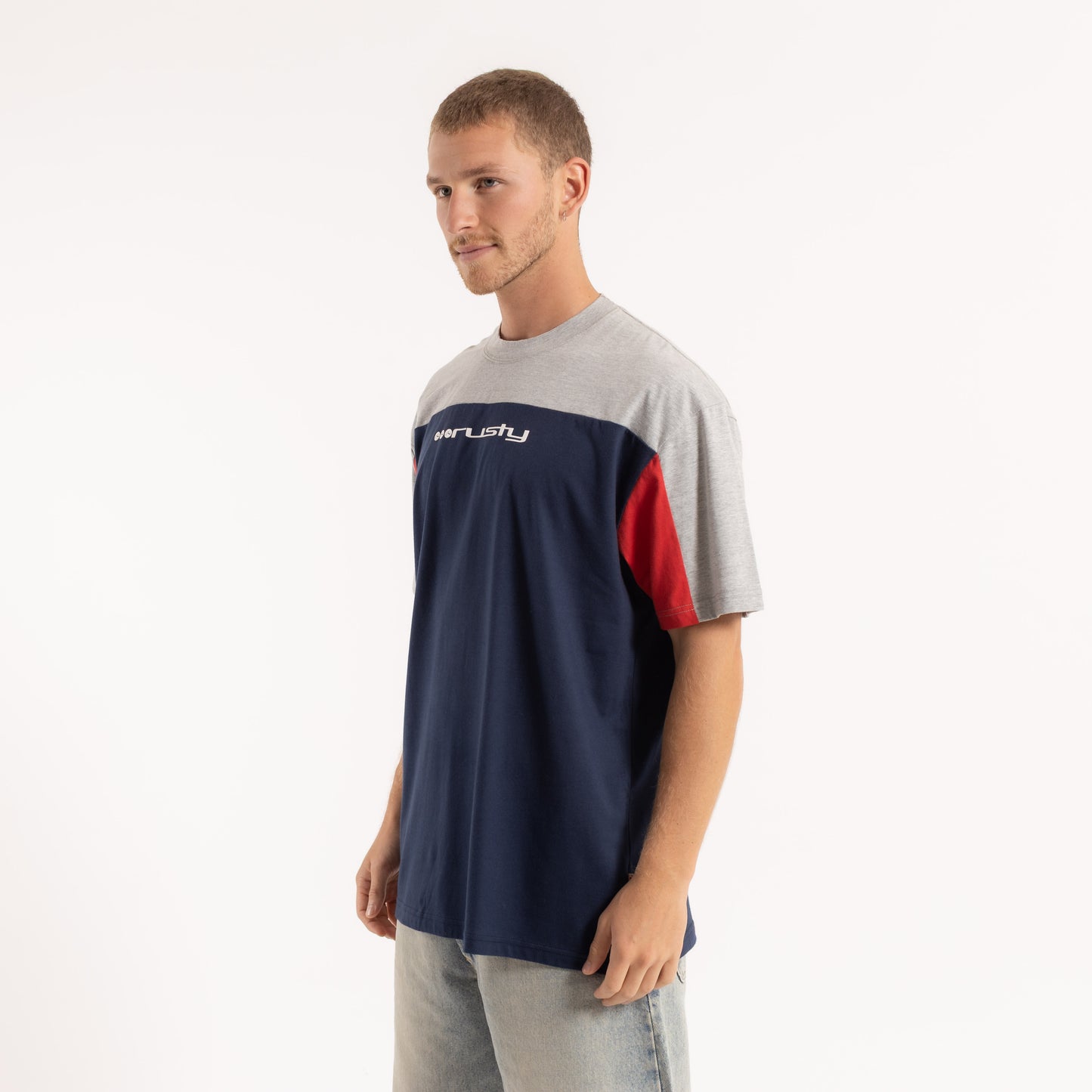 Remera Mc Rusty Genetic Tee Navy Blue
