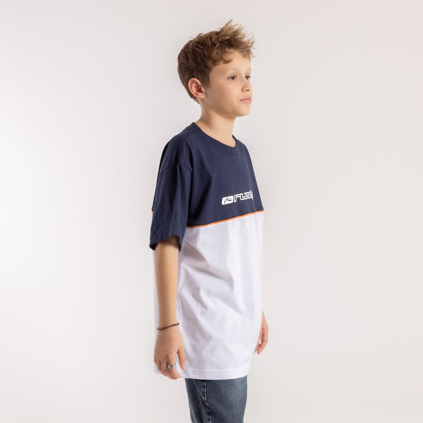 Remera Mc Rusty Infinity Tee Jr White/Navy Blue