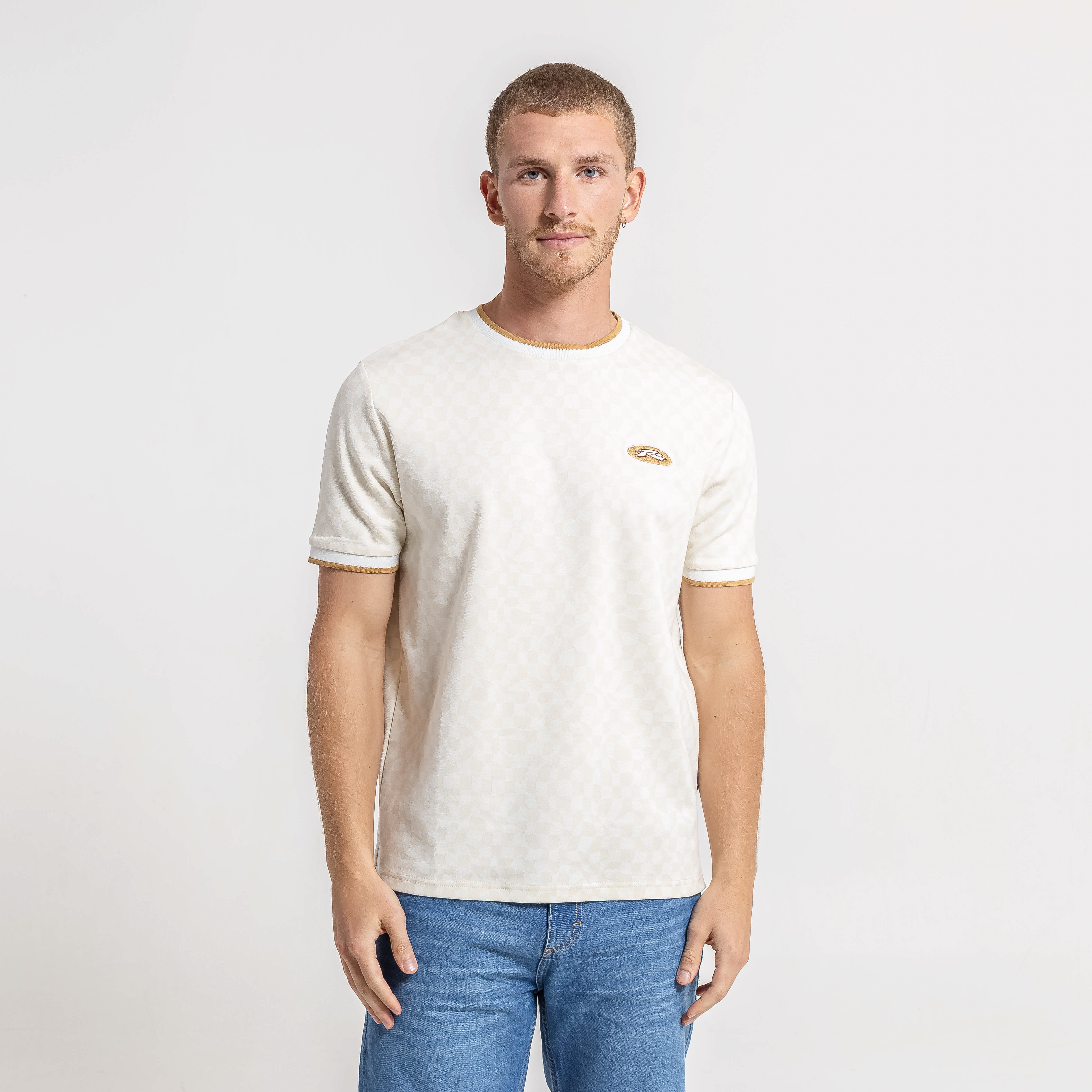 Remera Mc Rusty Leash Tee Off White