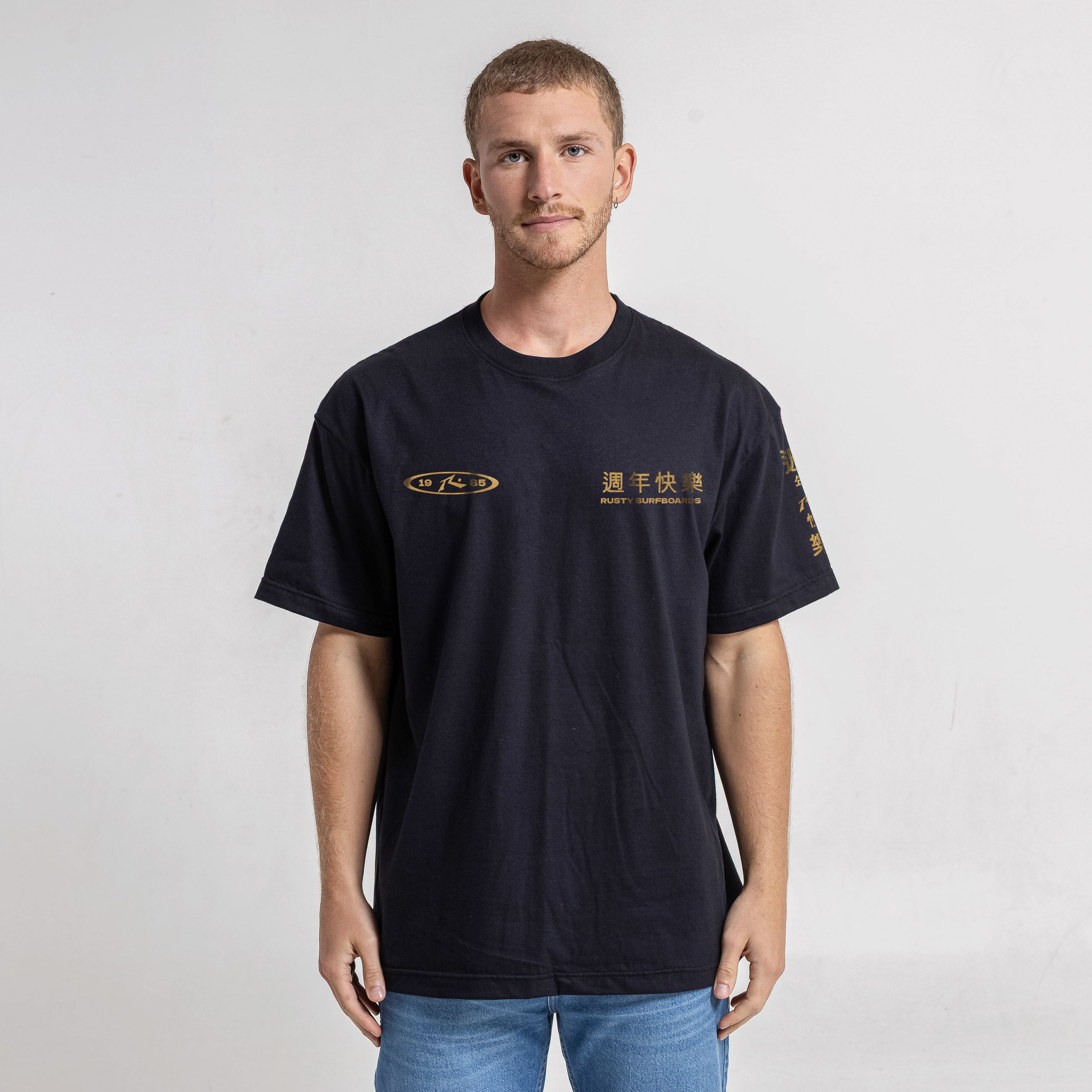 Remera Mc Rusty Many Waves Tee Black