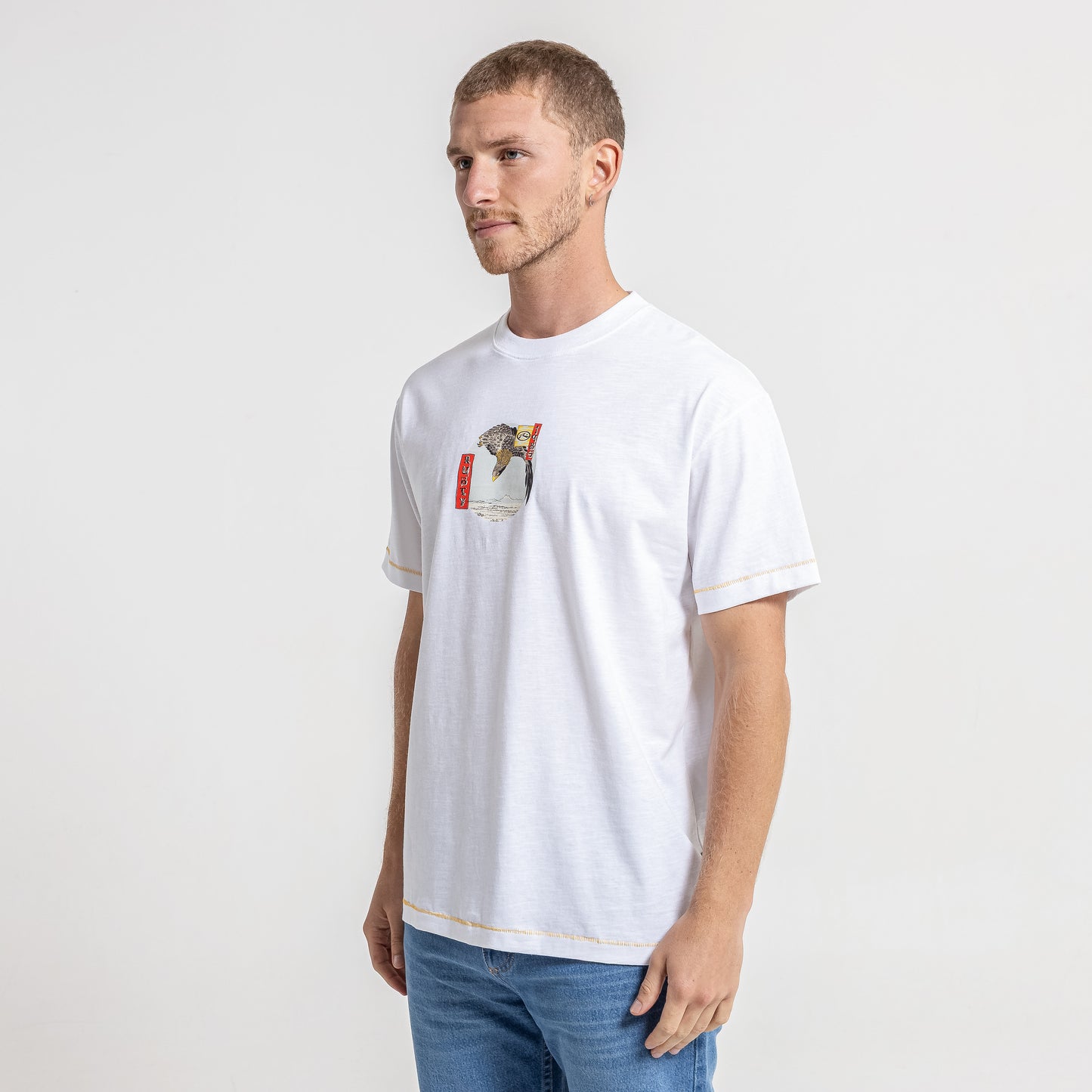 Remera Mc Rusty Matsumura Tee Off White