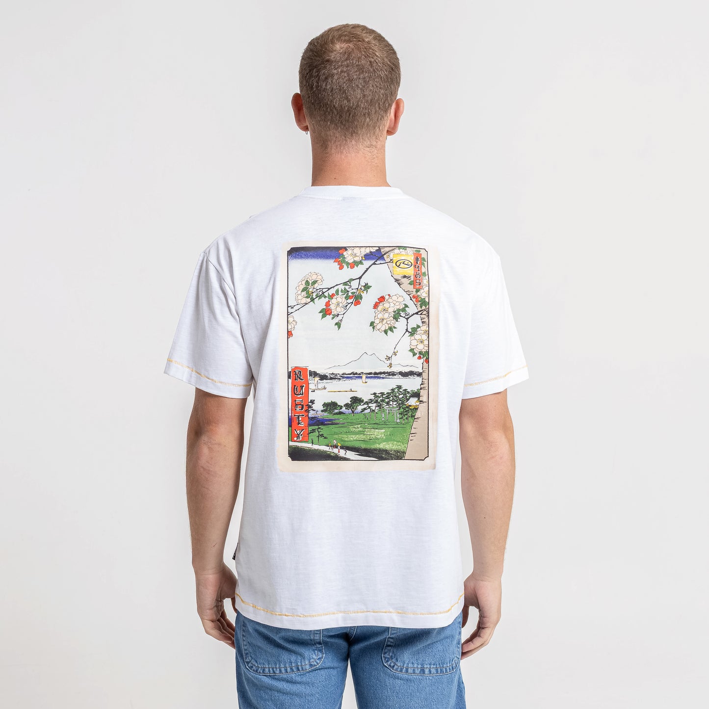 Remera Mc Rusty Matsumura Tee Off White