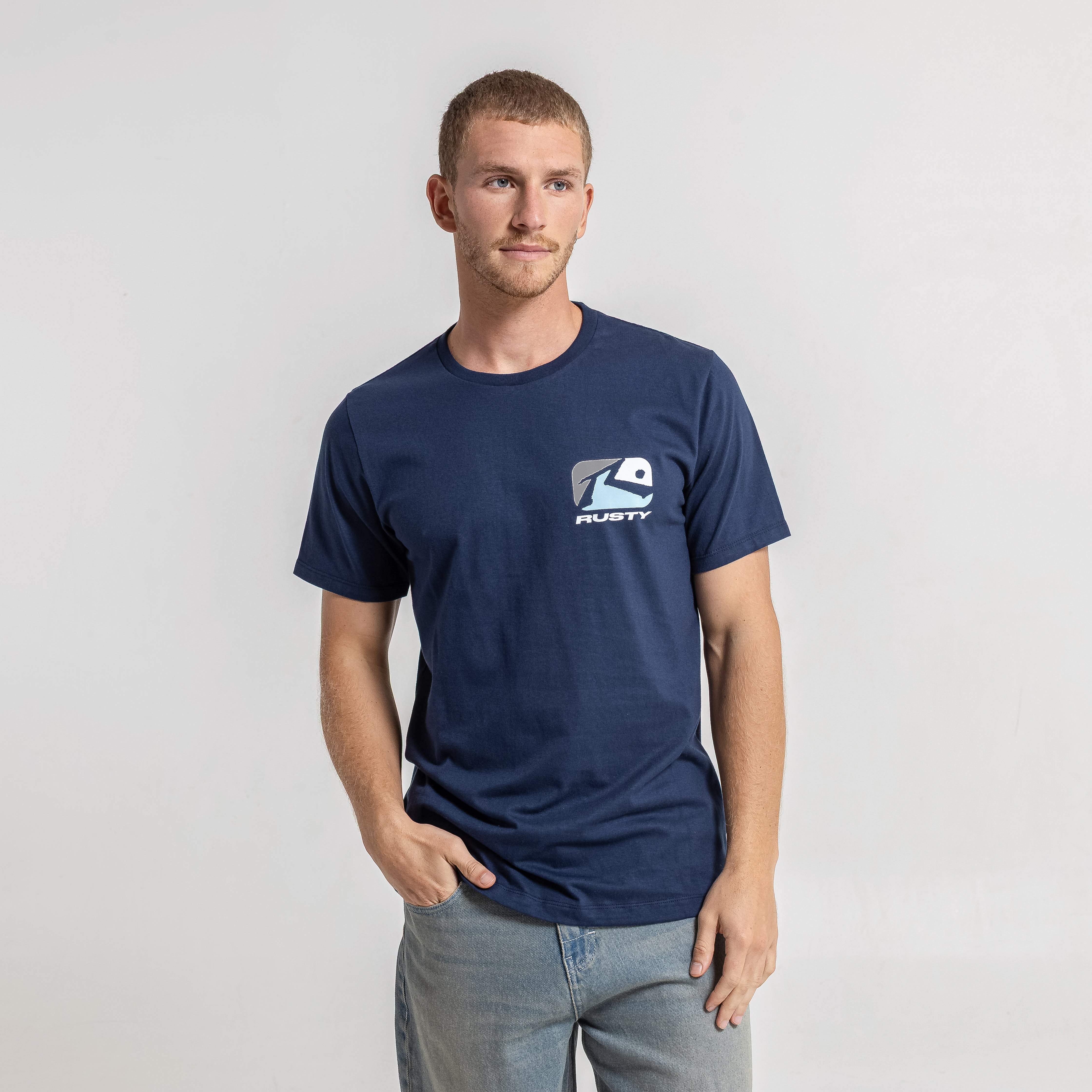 Remera Mc Rusty Phenom 3 Tee Navy Blue