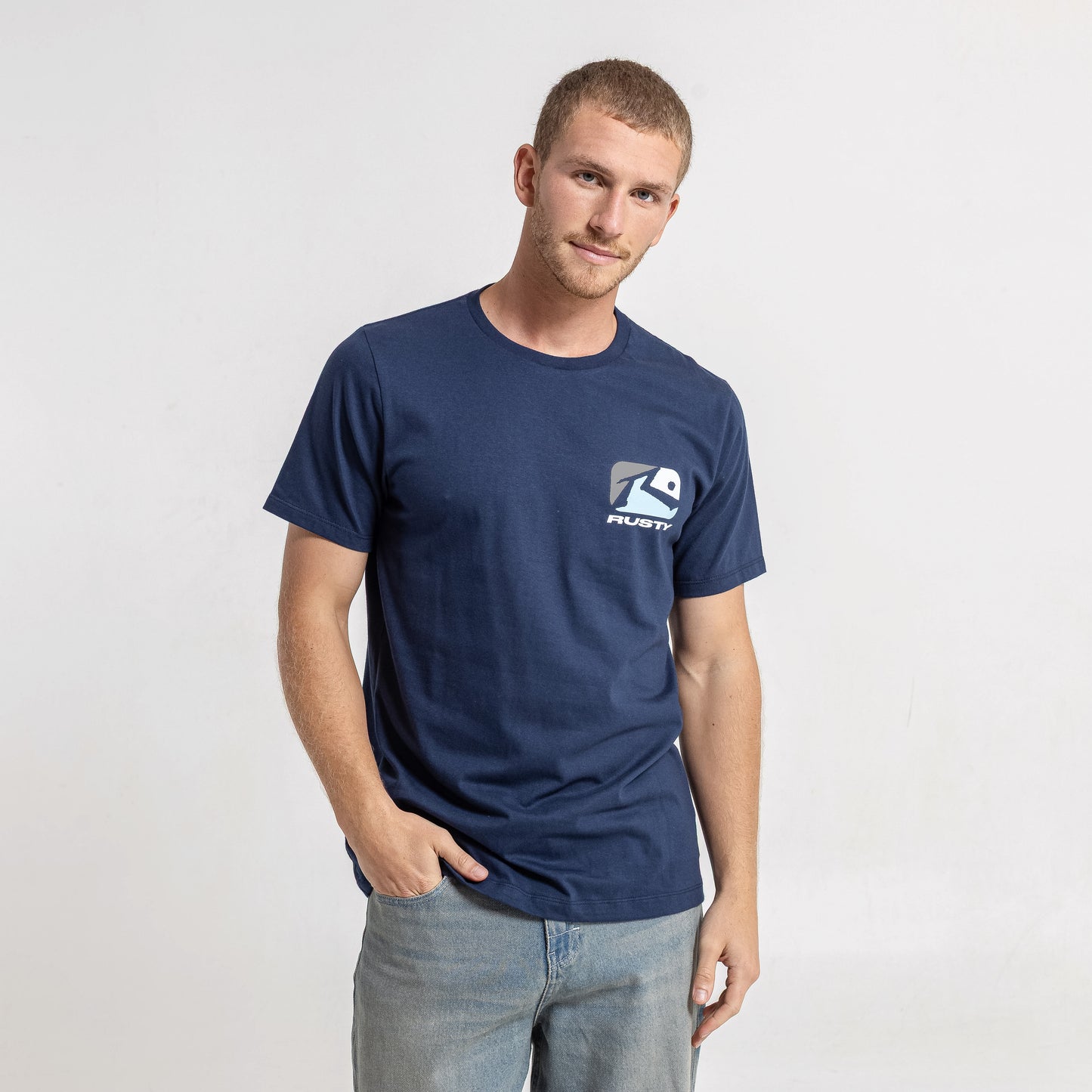 Remera Mc Rusty Phenom 3 Tee Navy Blue