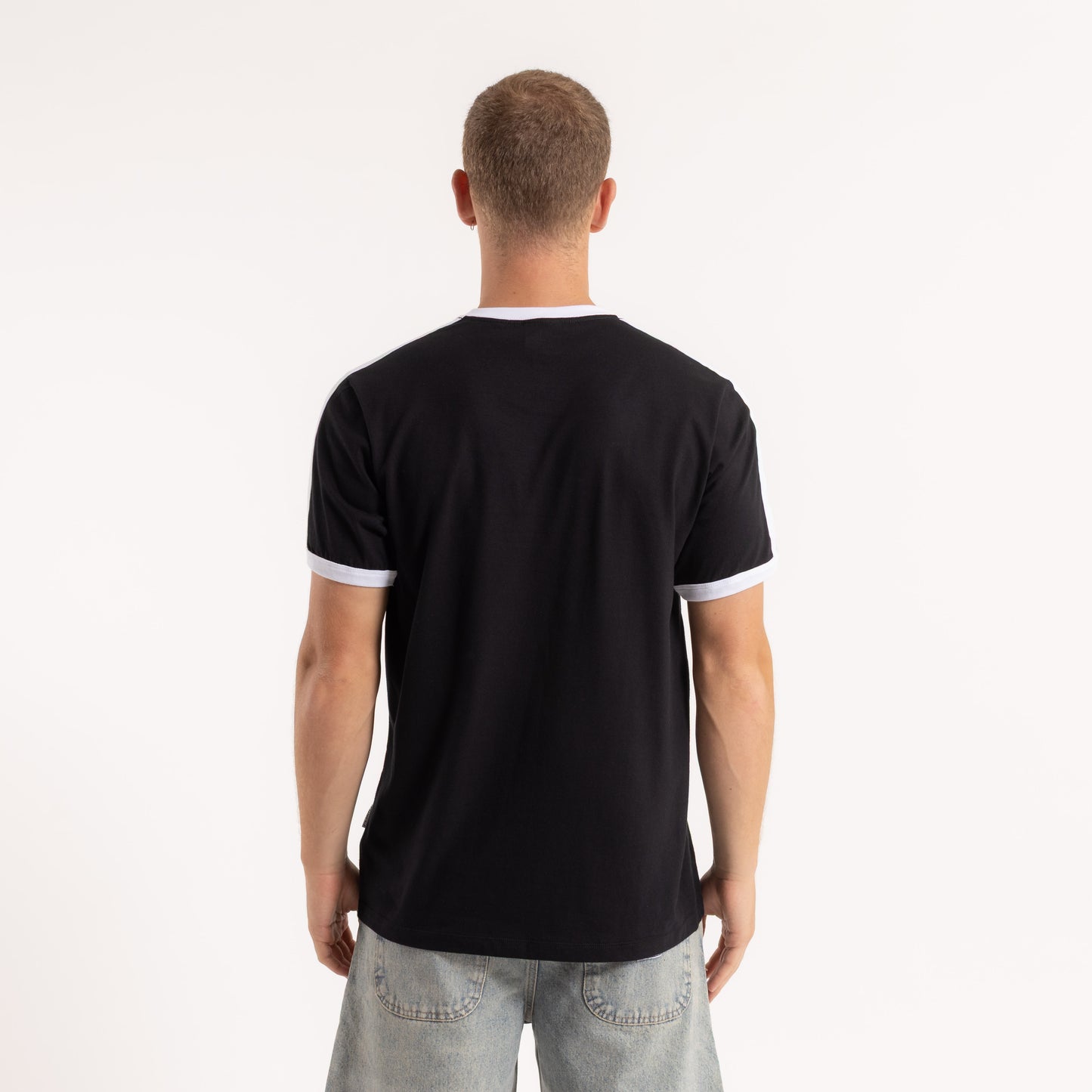Remera Mc Rusty Poppa Tee Black/White