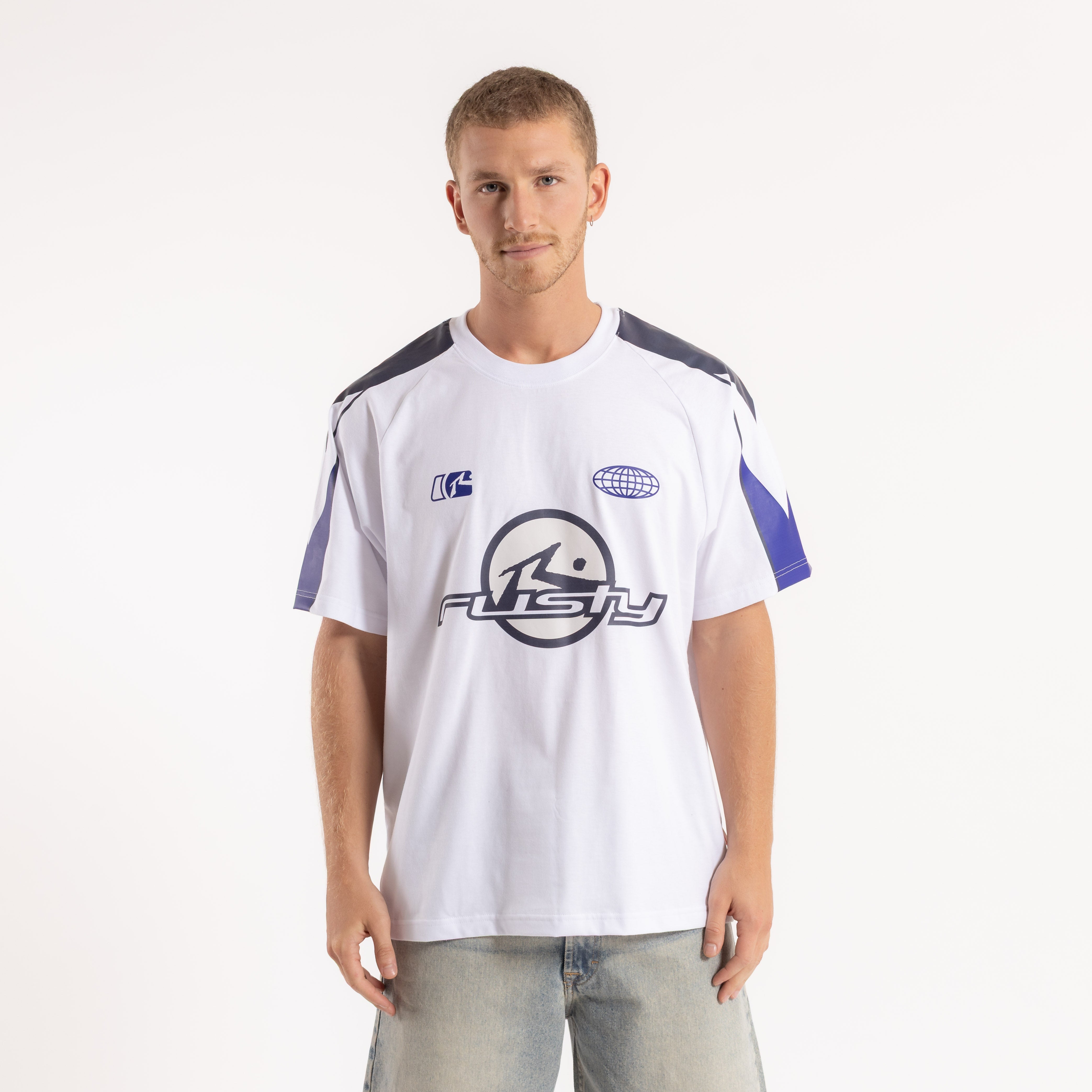 Remera Mc Rusty Rally Tee White/Navy Blue