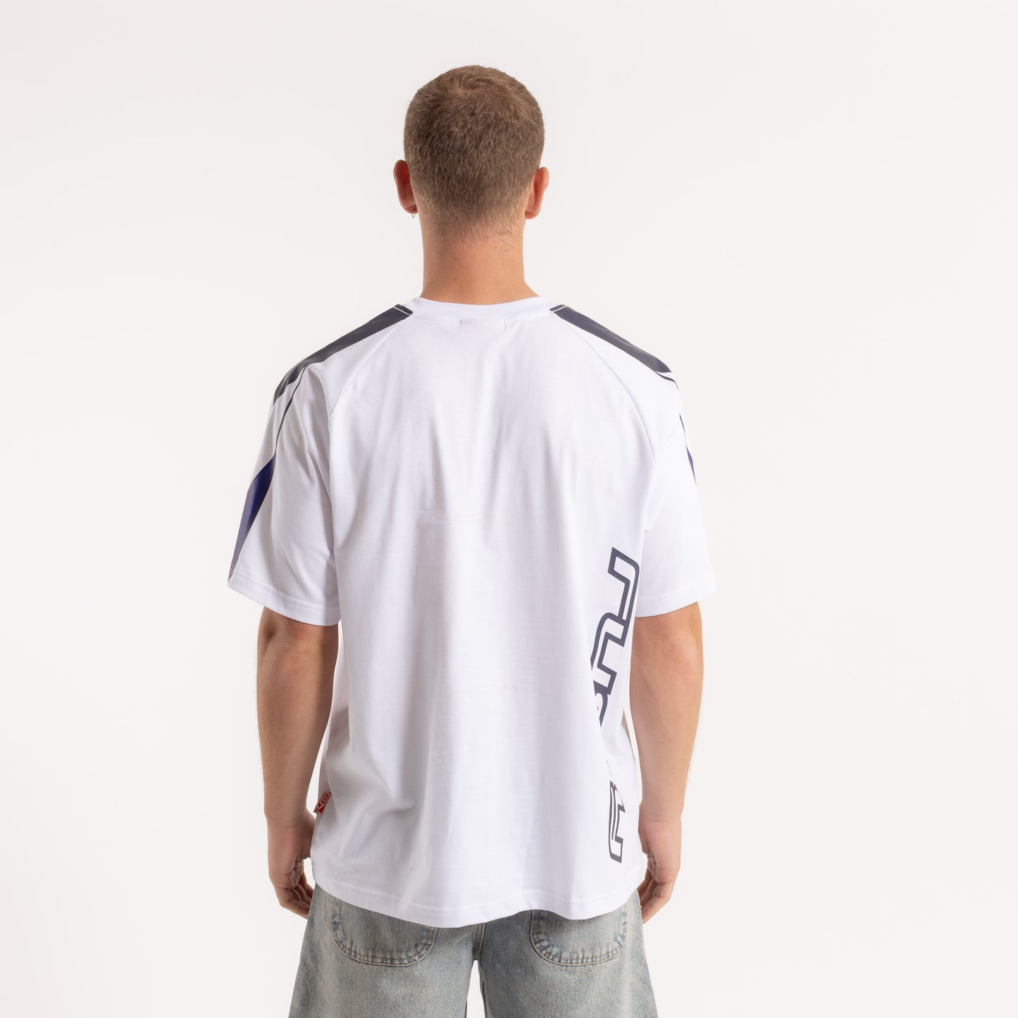 Remera Mc Rusty Rally Tee White/Navy Blue