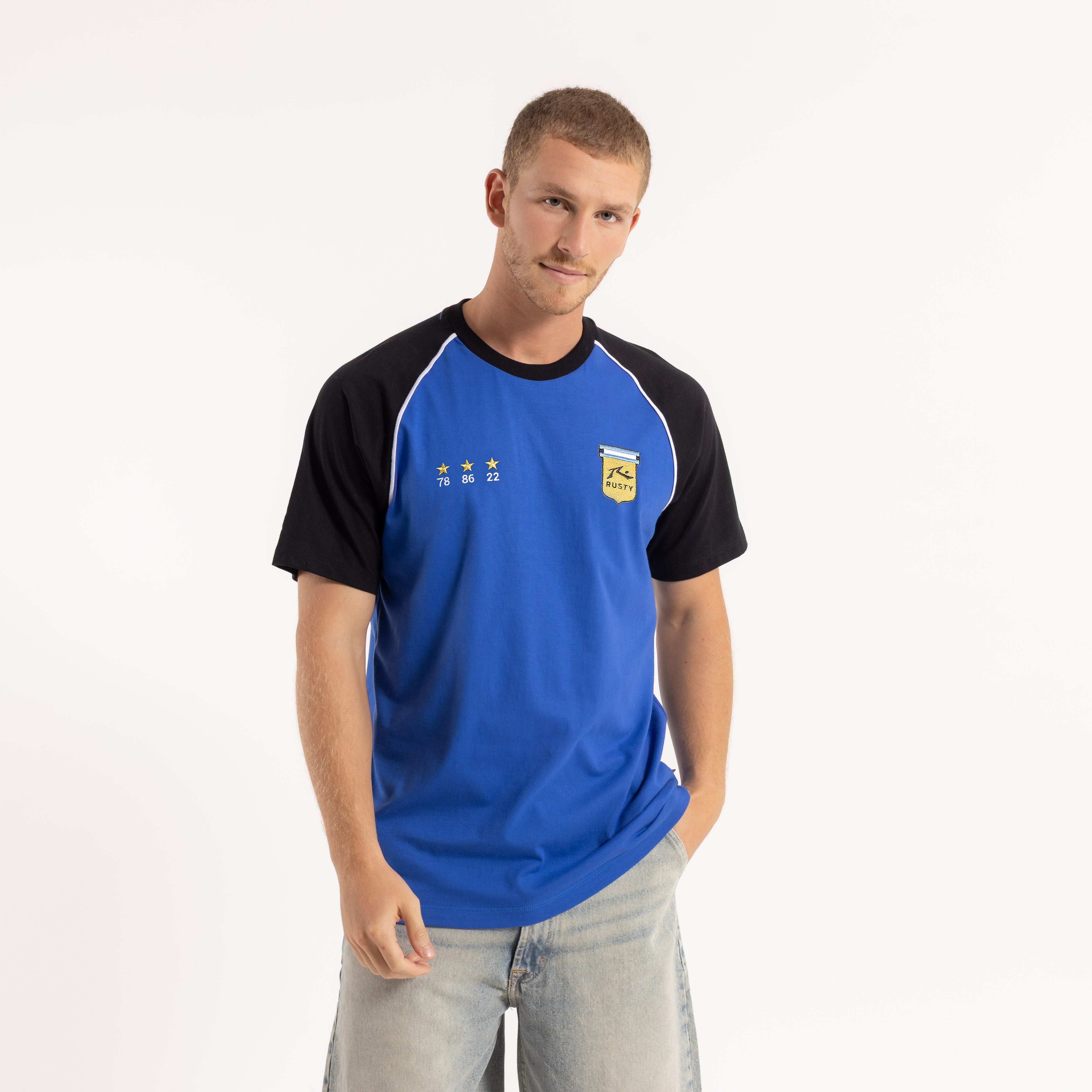 Remera Mc Rusty Sean Eternos Tee Azul